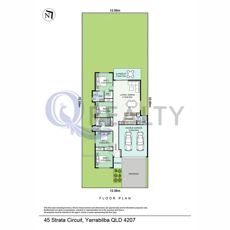 Floorplan of Homely house listing, 45 Strata Circuit, Yarrabilba QLD 4207