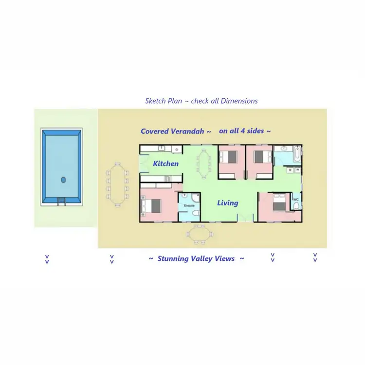 Floorplan of Homely house listing, 121 Coondle Drive, Coondle WA 6566