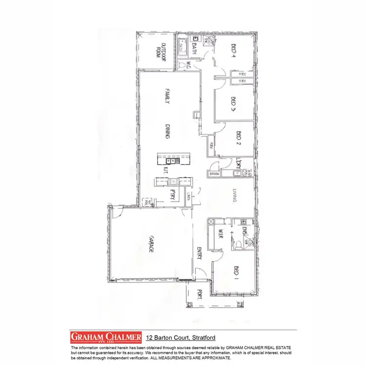 Floorplan of Homely house listing, 12 Barton Court, Stratford VIC 3862