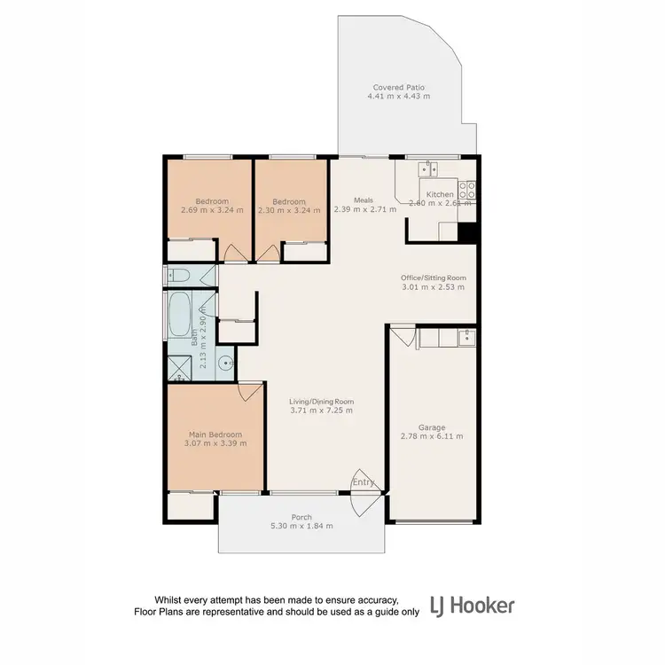 Floorplan of Homely villa listing, 14/9 Orchid Crescent, Fitzgibbon QLD 4018