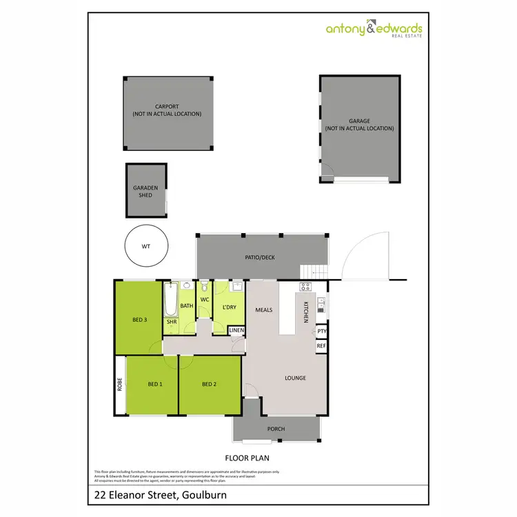 Floorplan of Homely house listing, 22 Eleanor Street, Goulburn NSW 2580