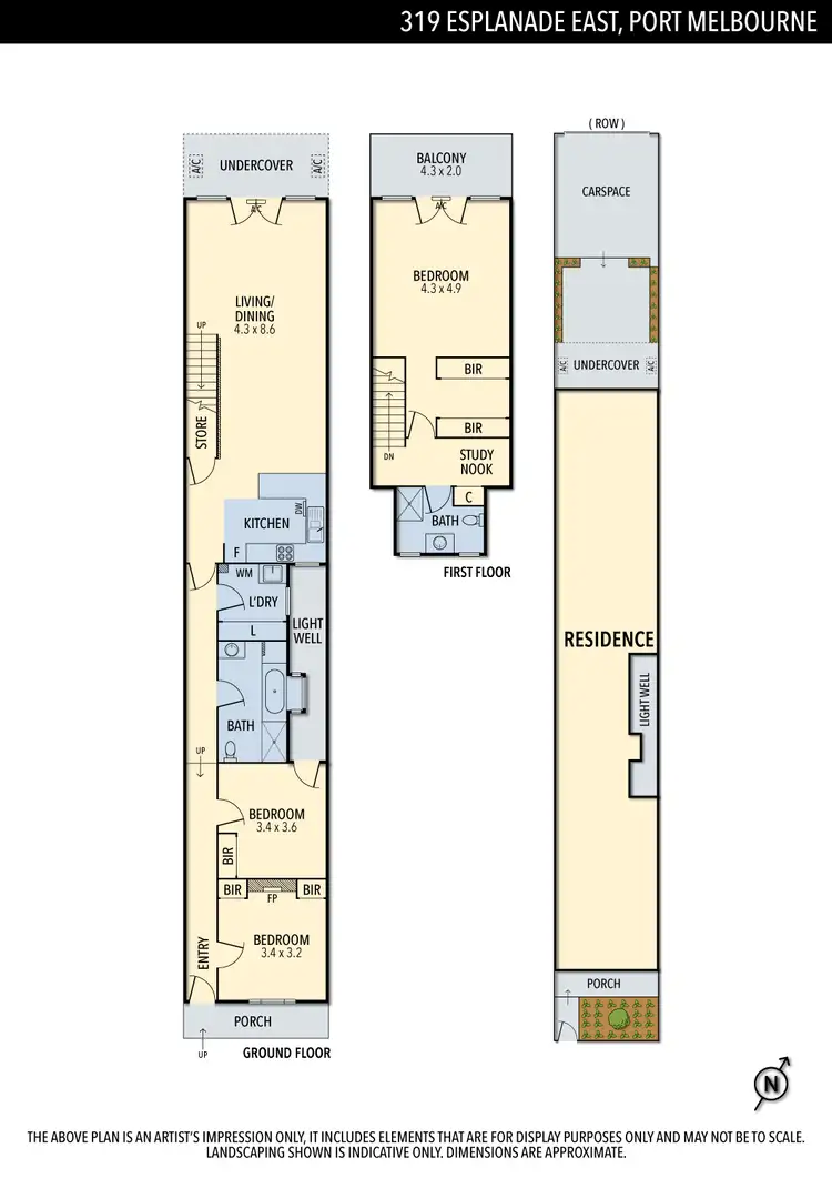 Floorplan of Homely house listing, 319 Esplanade East, Port Melbourne VIC 3207