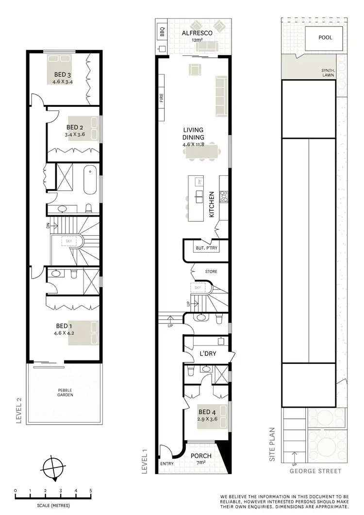 Floorplan of Homely house listing, 17a George Street, Marrickville NSW 2204