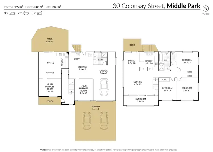 Floorplan of Homely house listing, 30 Colonsay Street, Middle Park QLD 4074