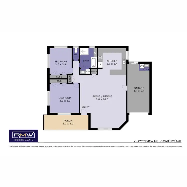 Floorplan of Homely house listing, 22 Waterview Drive, Lammermoor QLD 4703