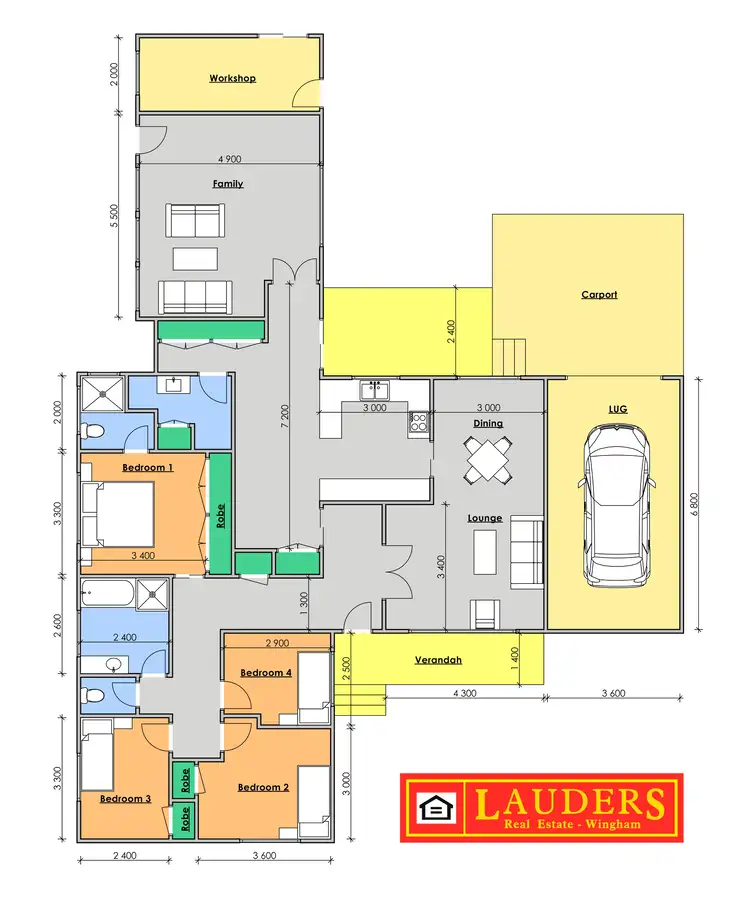 Floorplan of Homely house listing, 62 Combined Street, Wingham NSW 2429