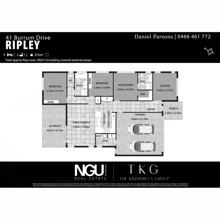 Floorplan of Homely house listing, 41 Burrum Drive, Ripley QLD 4306