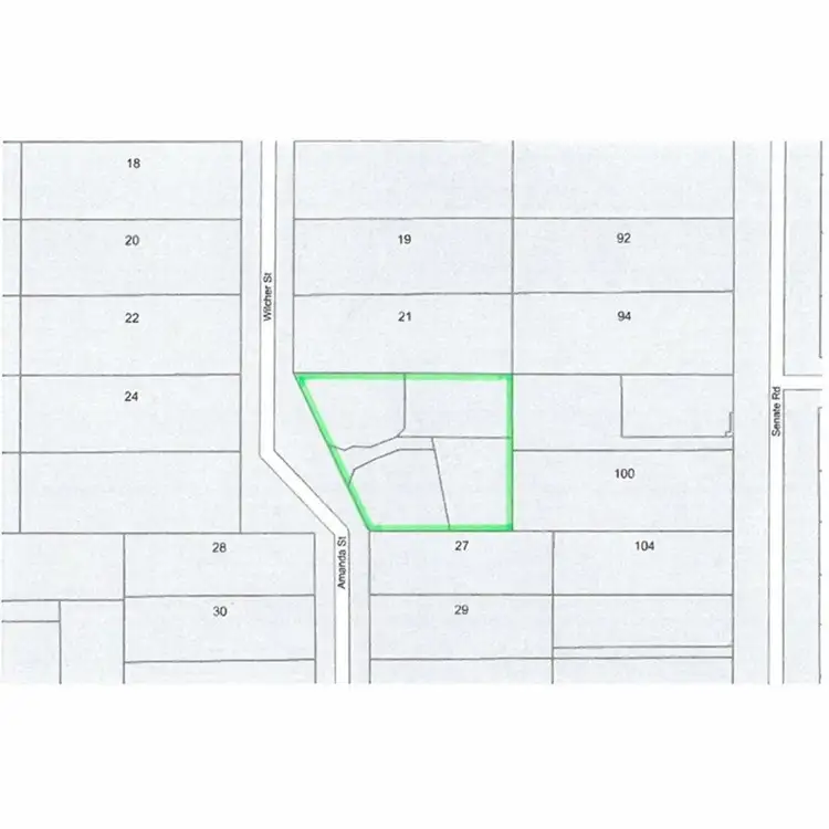 Floorplan of Homely land listing, 25a and 25b Wilcher Street, Port Pirie West SA 5540