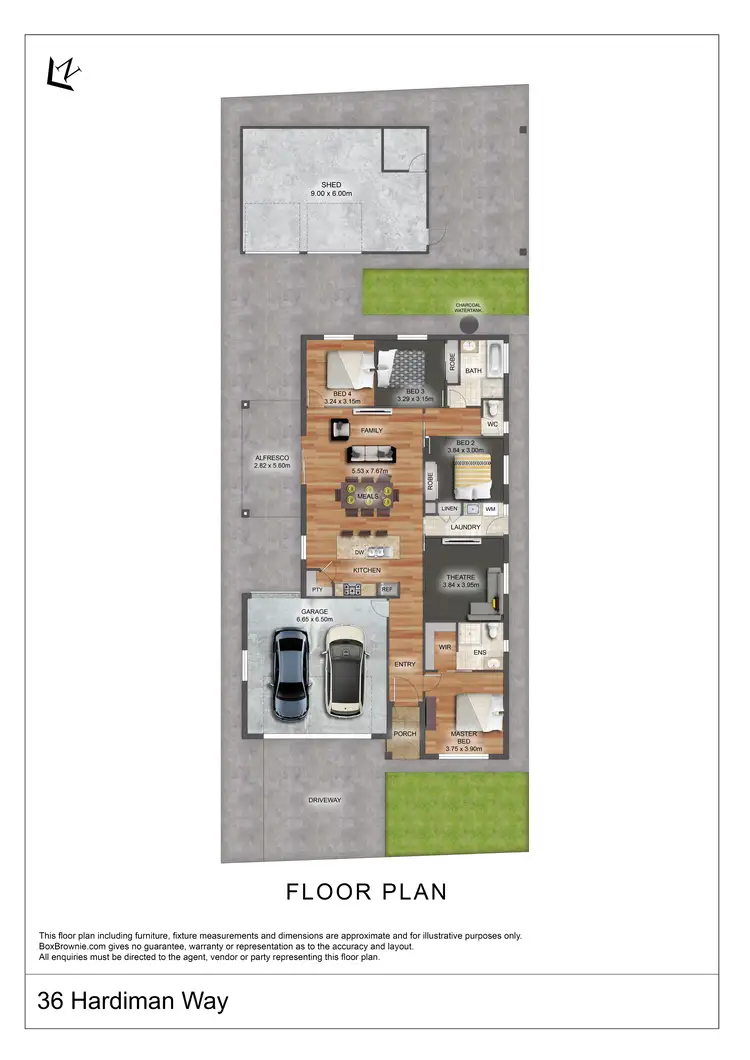 Floorplan of Homely house listing, 36 Hardiman Way, Griffith NSW 2680