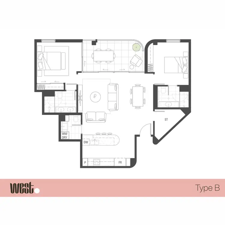 Floorplan of Homely apartment listing, 604/141 West Parade, Mount Lawley WA 6050