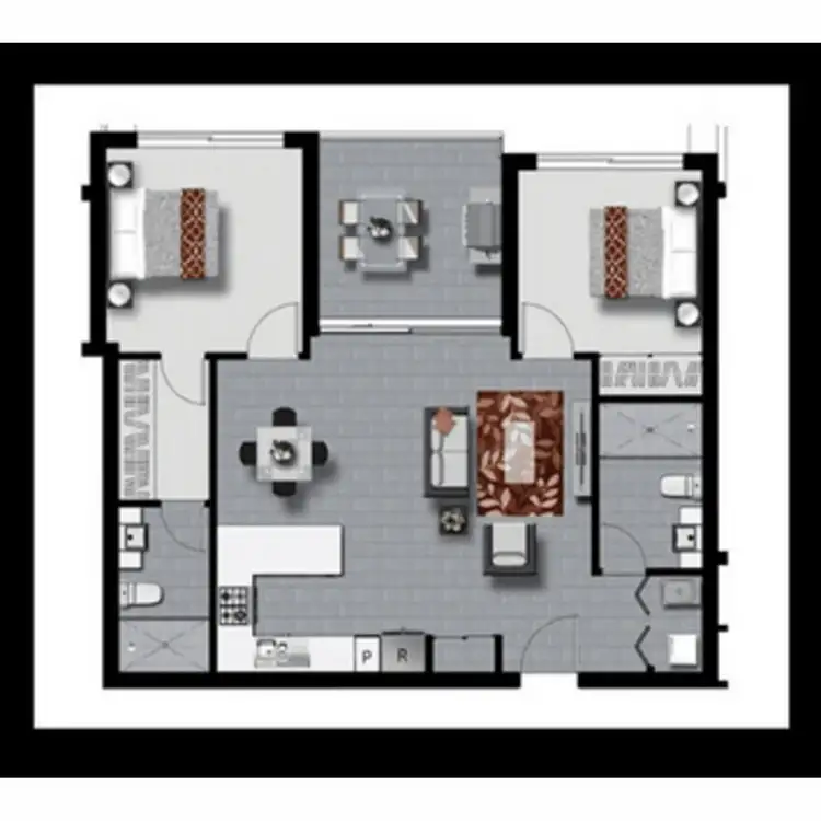 Floorplan of Homely unit listing, 503/37 Connor Street, Kangaroo Point QLD 4169