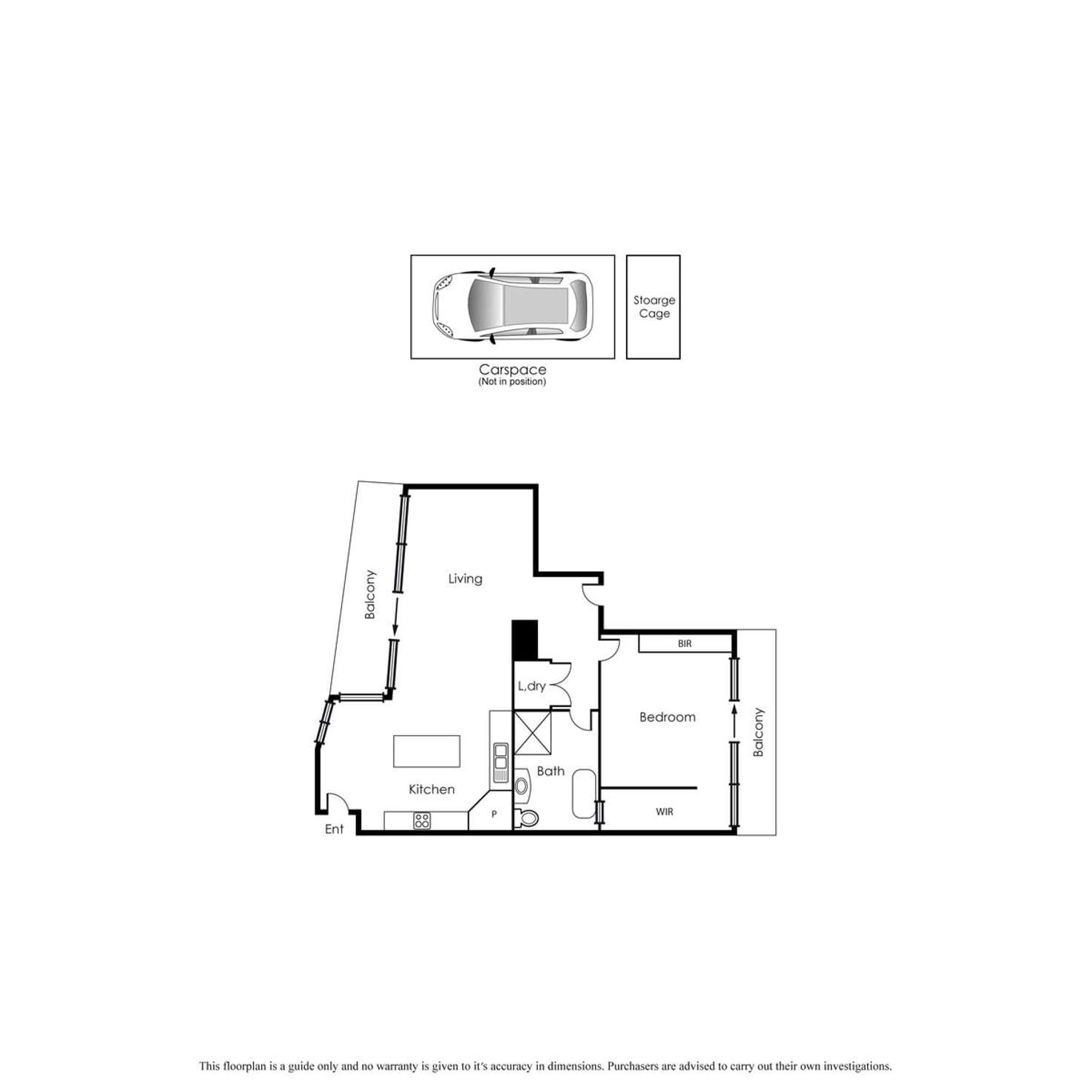 Floorplan of Homely apartment listing, 302/65 Beach Street, Port Melbourne VIC 3207