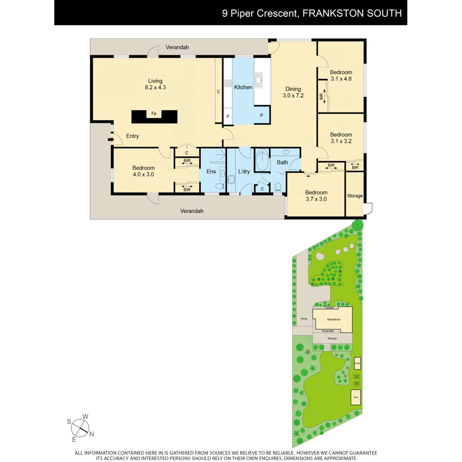 Floorplan of Homely house listing, 9 Piper Crescent, Frankston South VIC 3199