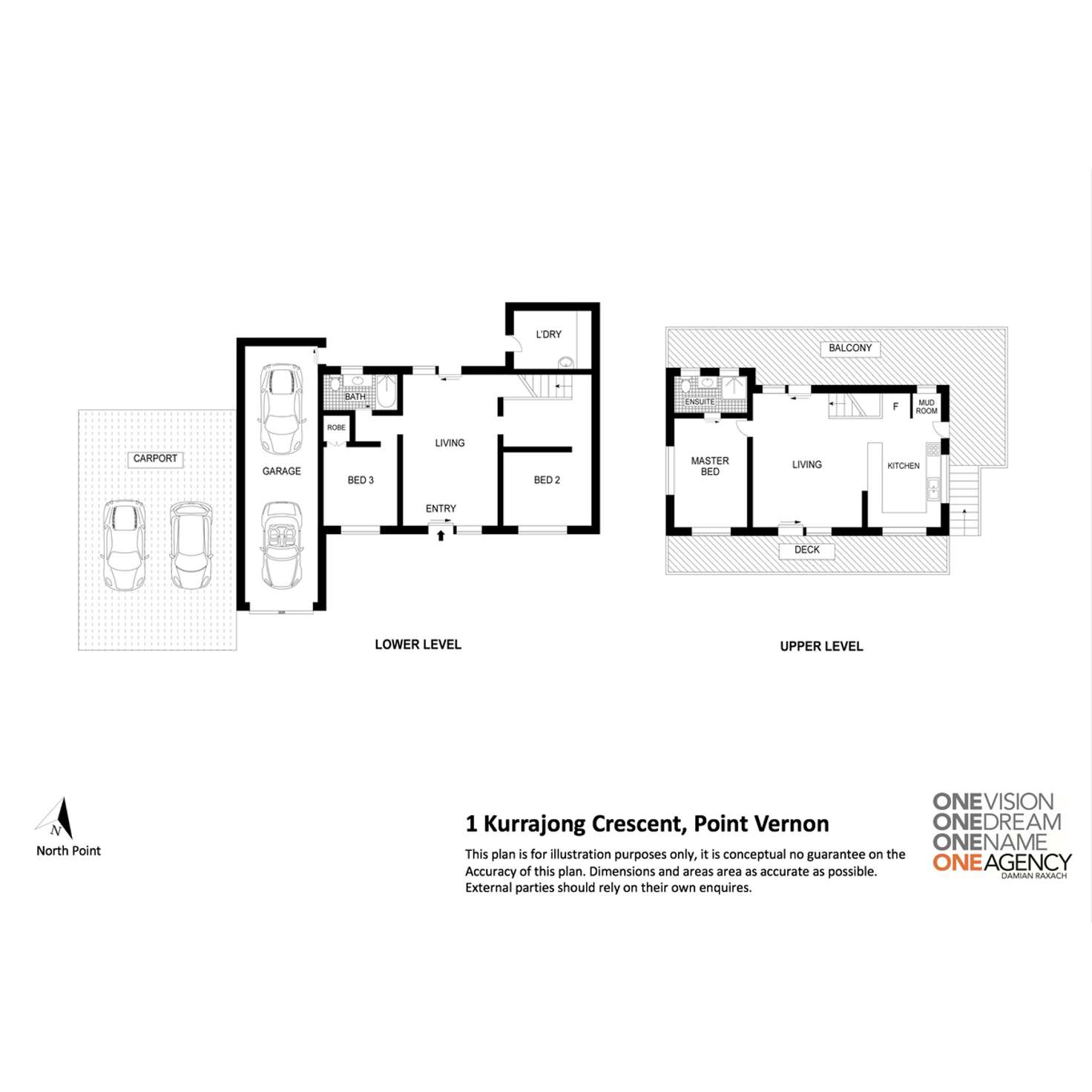 Floorplan of Homely house listing, 1 Kurrajong Crescent, Point Vernon QLD 4655