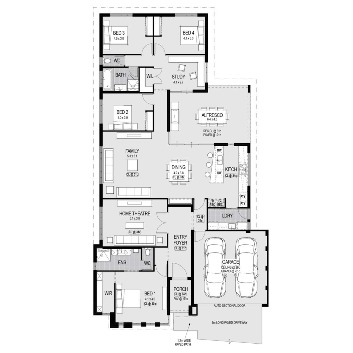 Floorplan of Homely house listing, 8 Virago Street, Aveley WA 6069