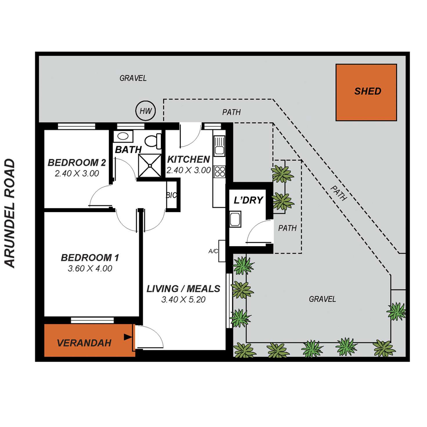 Floorplan of Homely unit listing, 5/34 Arundel Road, Brighton SA 5048