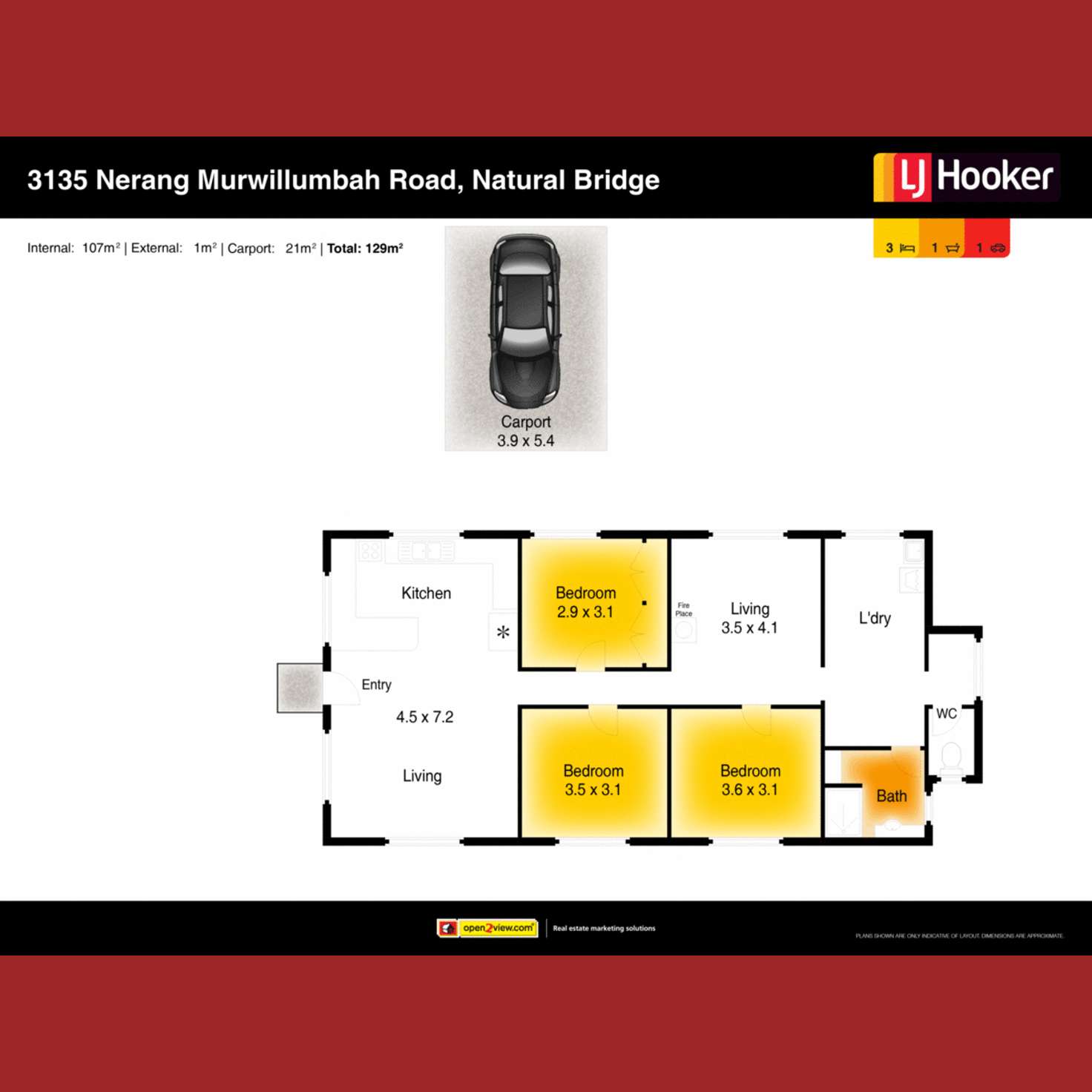 Floorplan of Homely house listing, 3135 Nerang-Murwillumbah Road, Natural Bridge QLD 4211