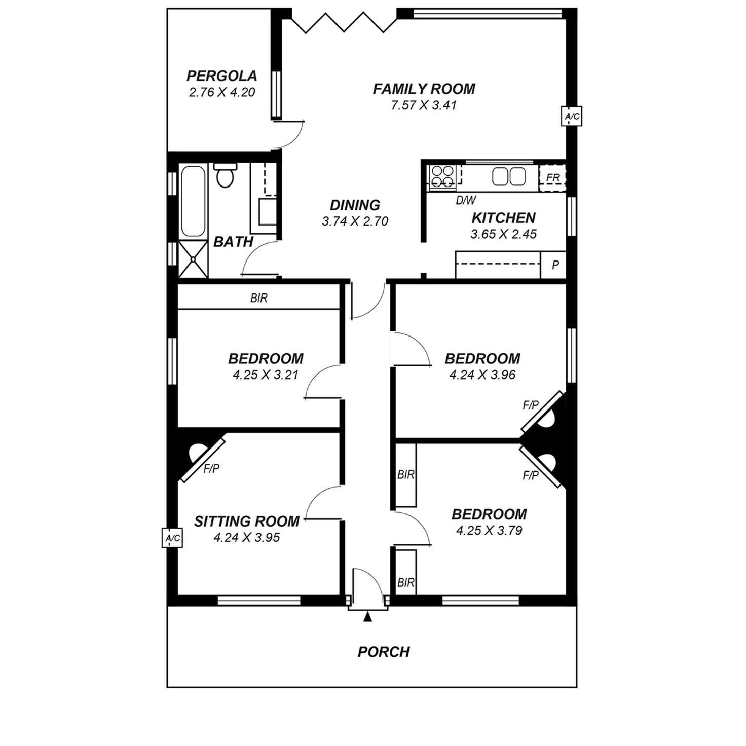 Floorplan of Homely house listing, 7 Rose Street, Gilberton SA 5081