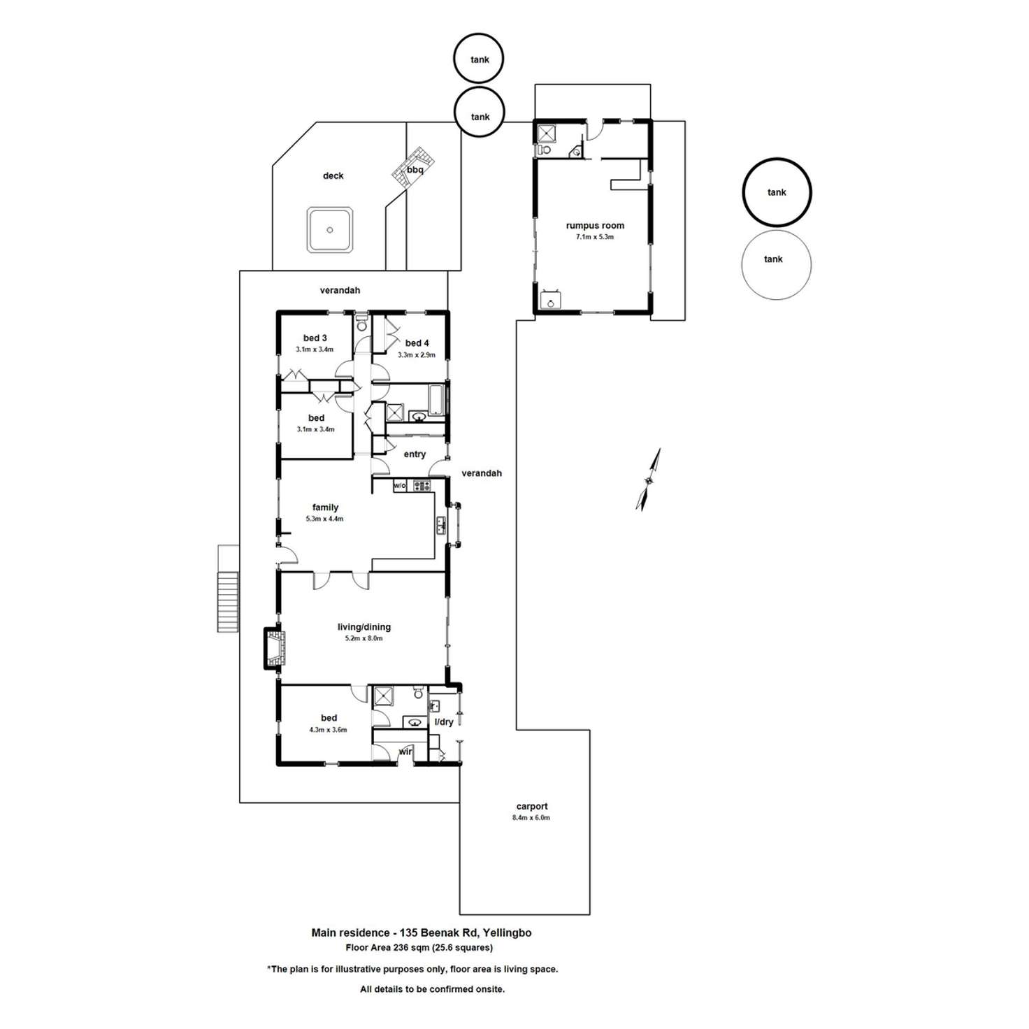 Floorplan of Homely house listing, 1/135 Beenak Road, Yellingbo VIC 3139