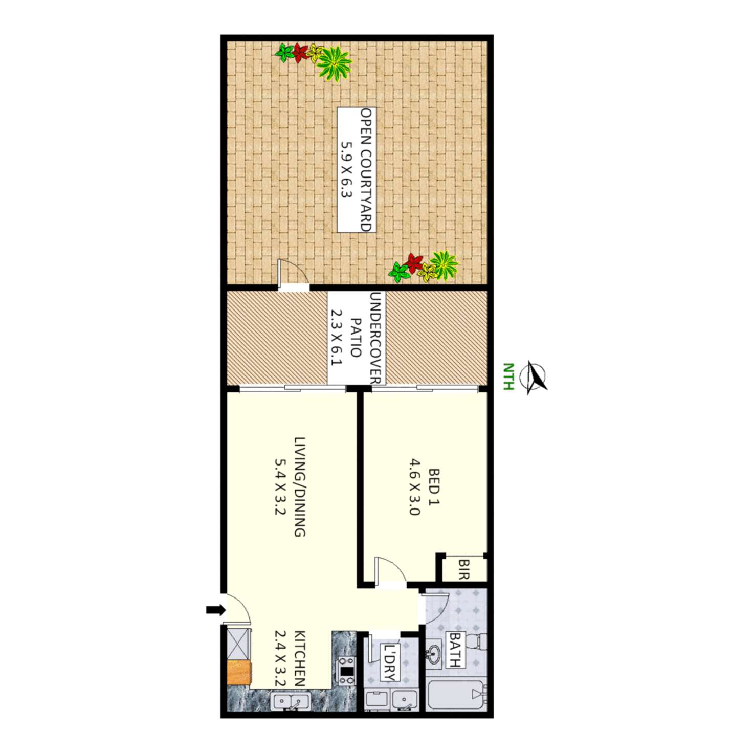 Floorplan of Homely apartment listing, 11/16-22 Burwood Road, Burwood NSW 2134