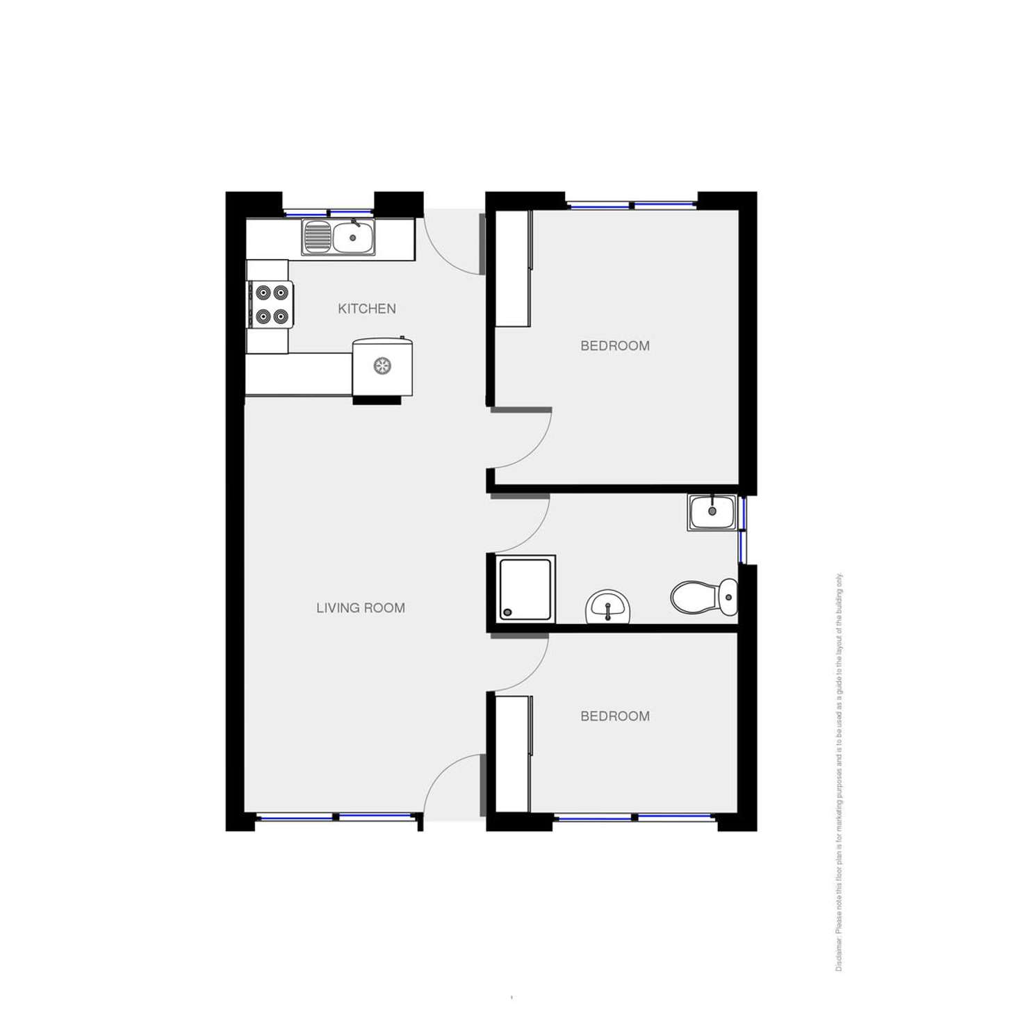 Floorplan of Homely blockOfUnits listing, 5/37 Ocean Drive, Merimbula NSW 2548