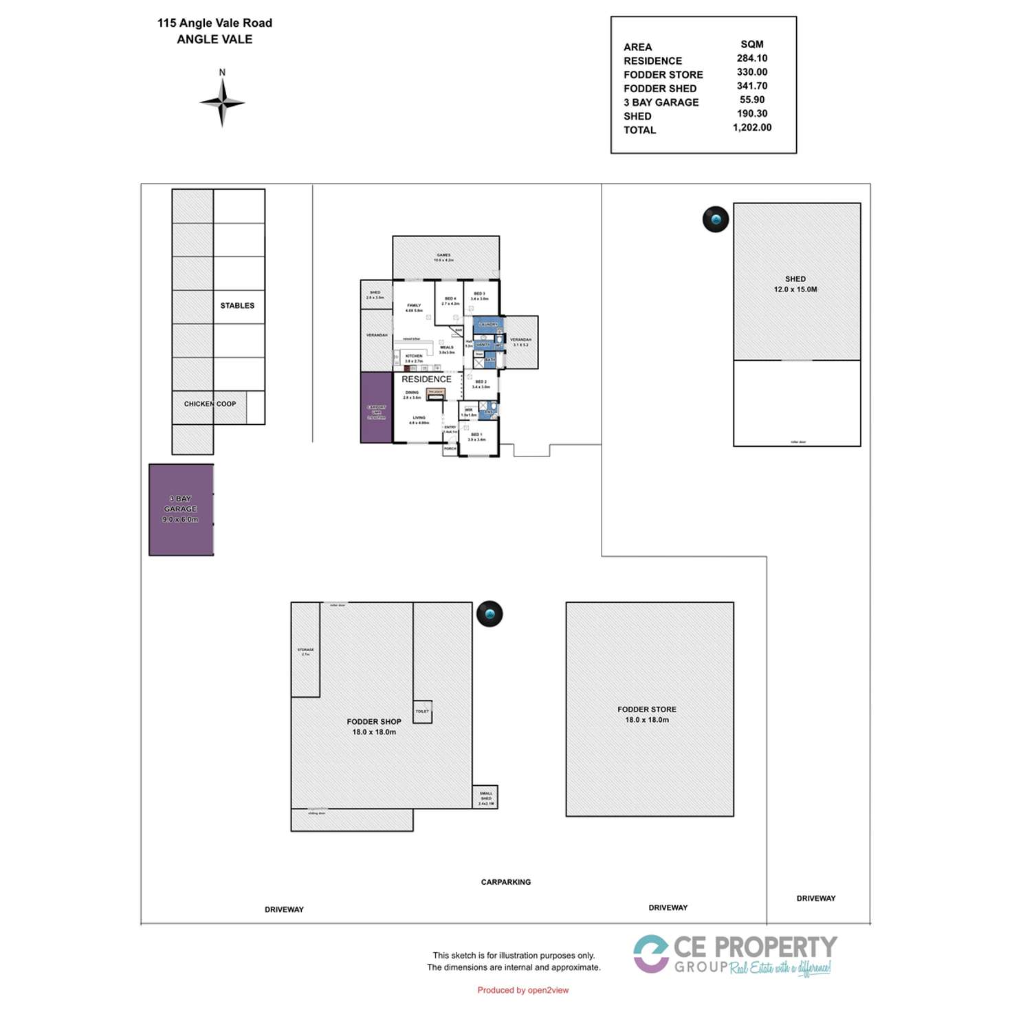 Floorplan of Homely house listing, 115 Angle Vale Road, Angle Vale SA 5117