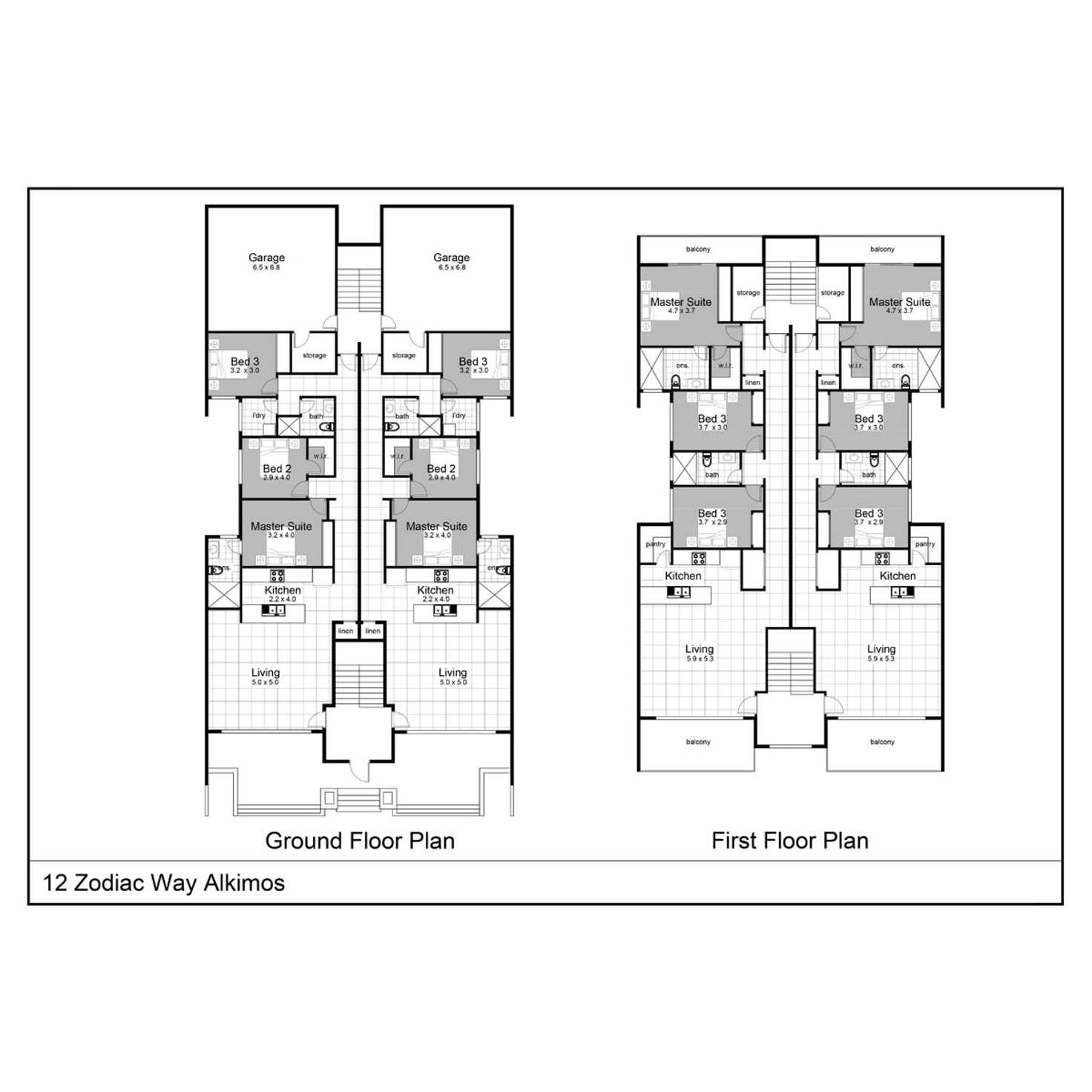 Floorplan of Homely apartment listing, 12 Zodiac Drive, Alkimos WA 6038