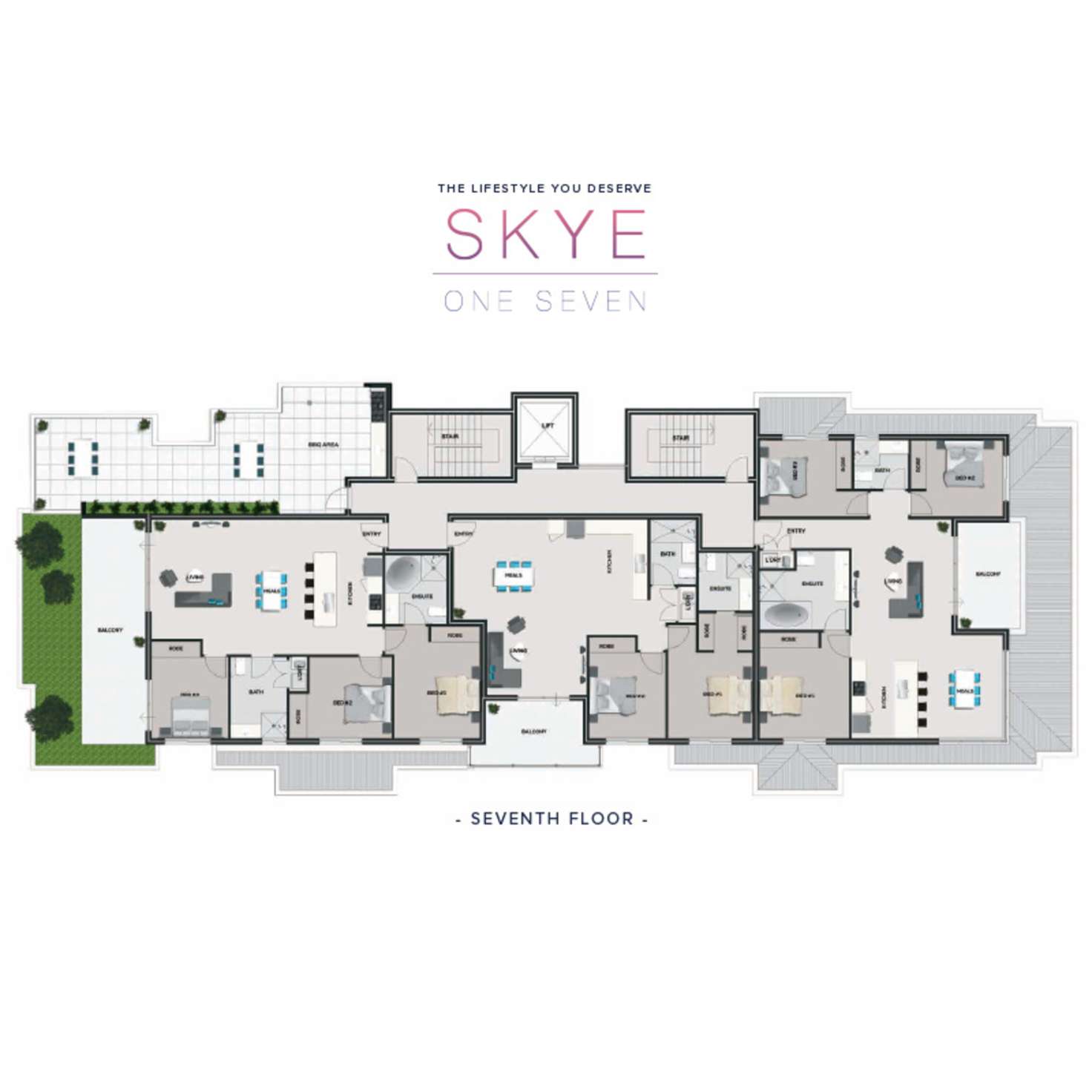 Floorplan of Homely apartment listing, 42/17 Wickham Street, East Perth WA 6004