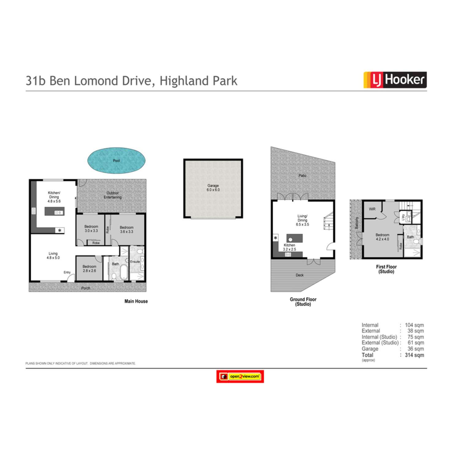 Floorplan of Homely house listing, 31B Ben Lomond Drive, Highland Park QLD 4211