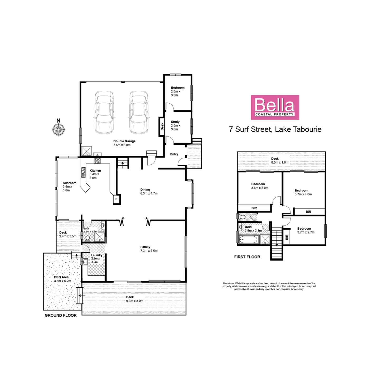 Floorplan of Homely house listing, 7 Surf Street, Lake Tabourie NSW 2539