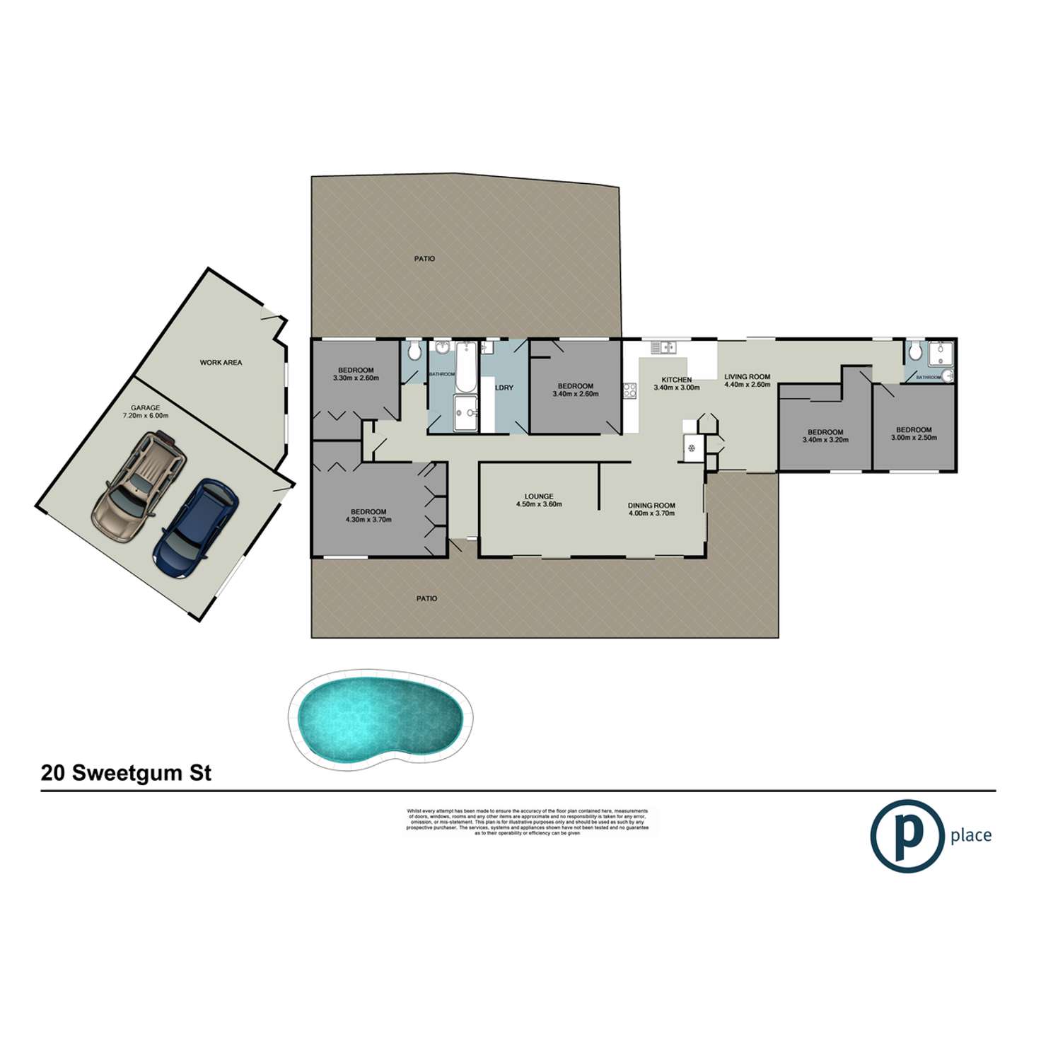 Floorplan of Homely house listing, 20 Sweetgum Street, Bellbowrie QLD 4070