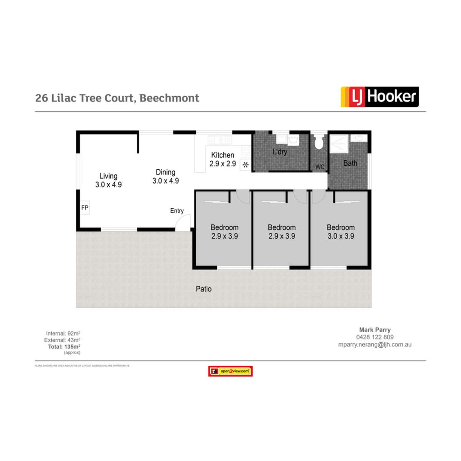 Floorplan of Homely house listing, 26 Lilac Tree Court, Beechmont QLD 4211