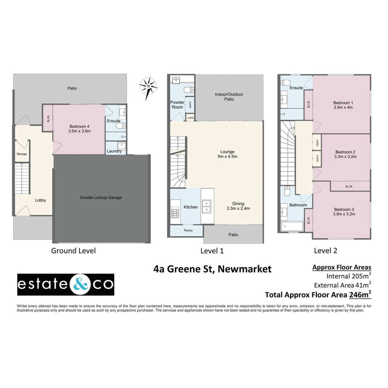 Floorplan of Homely house listing, 4a Greene Street, Newmarket QLD 4051