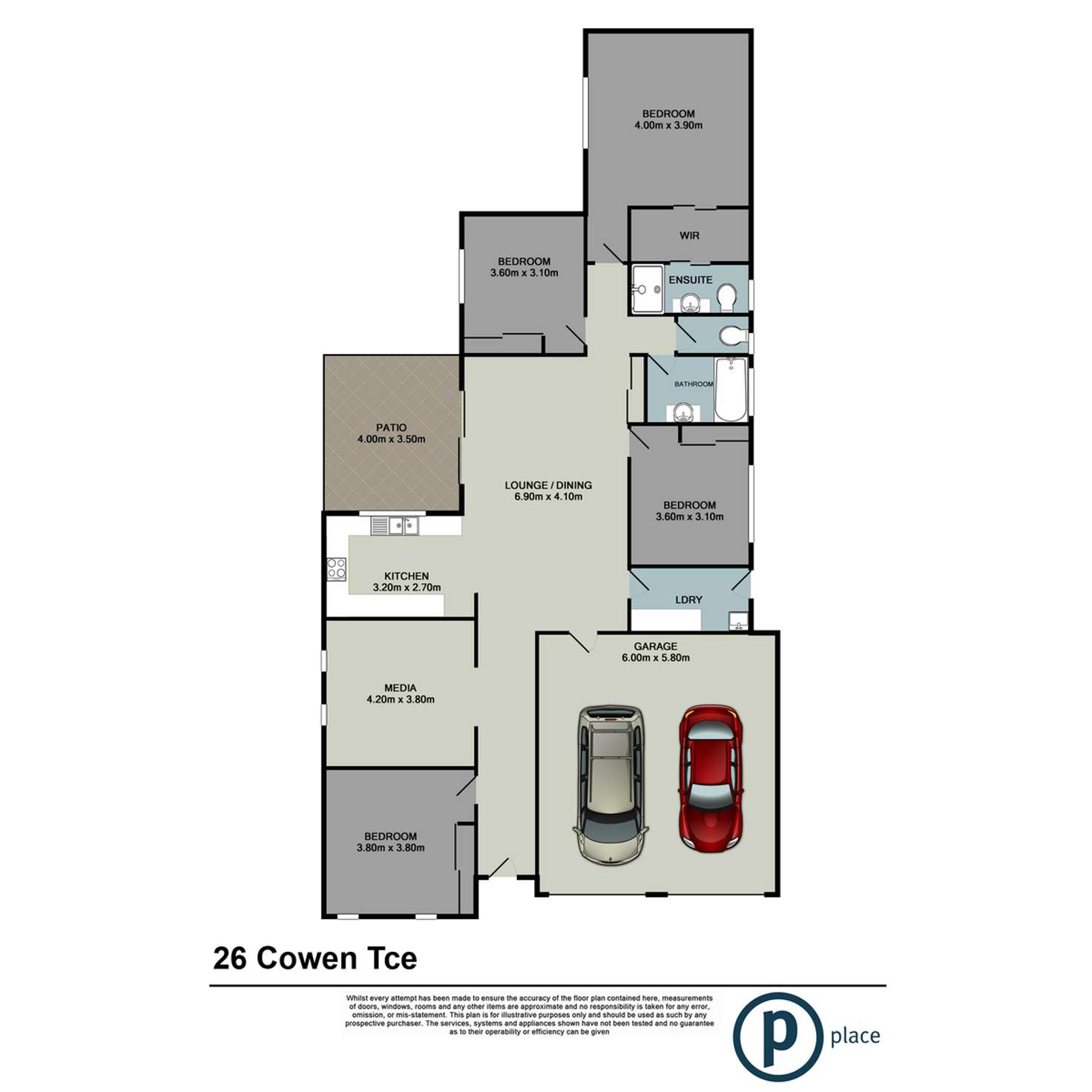 Floorplan of Homely house listing, 26 Cowen Terrace, North Lakes QLD 4509