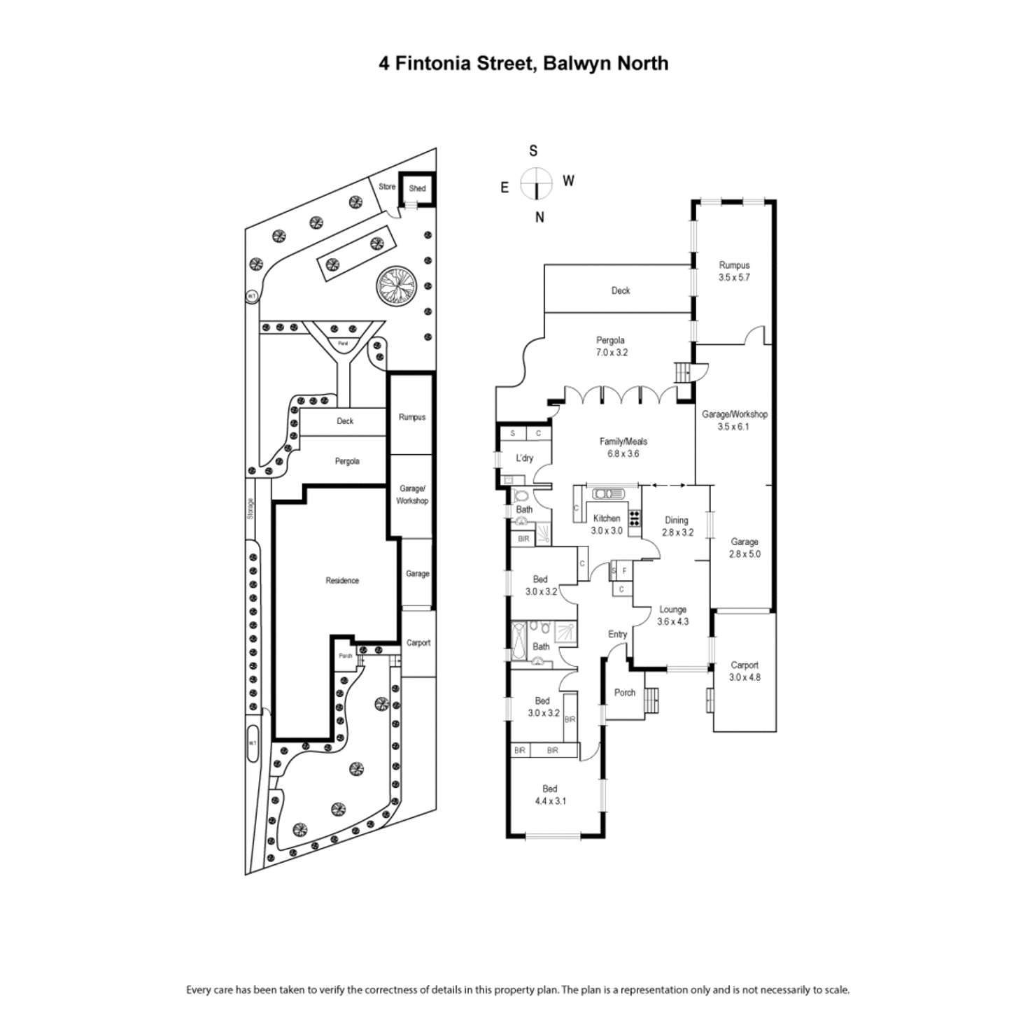 Floorplan of Homely house listing, 4 Fintonia Street, Balwyn North VIC 3104