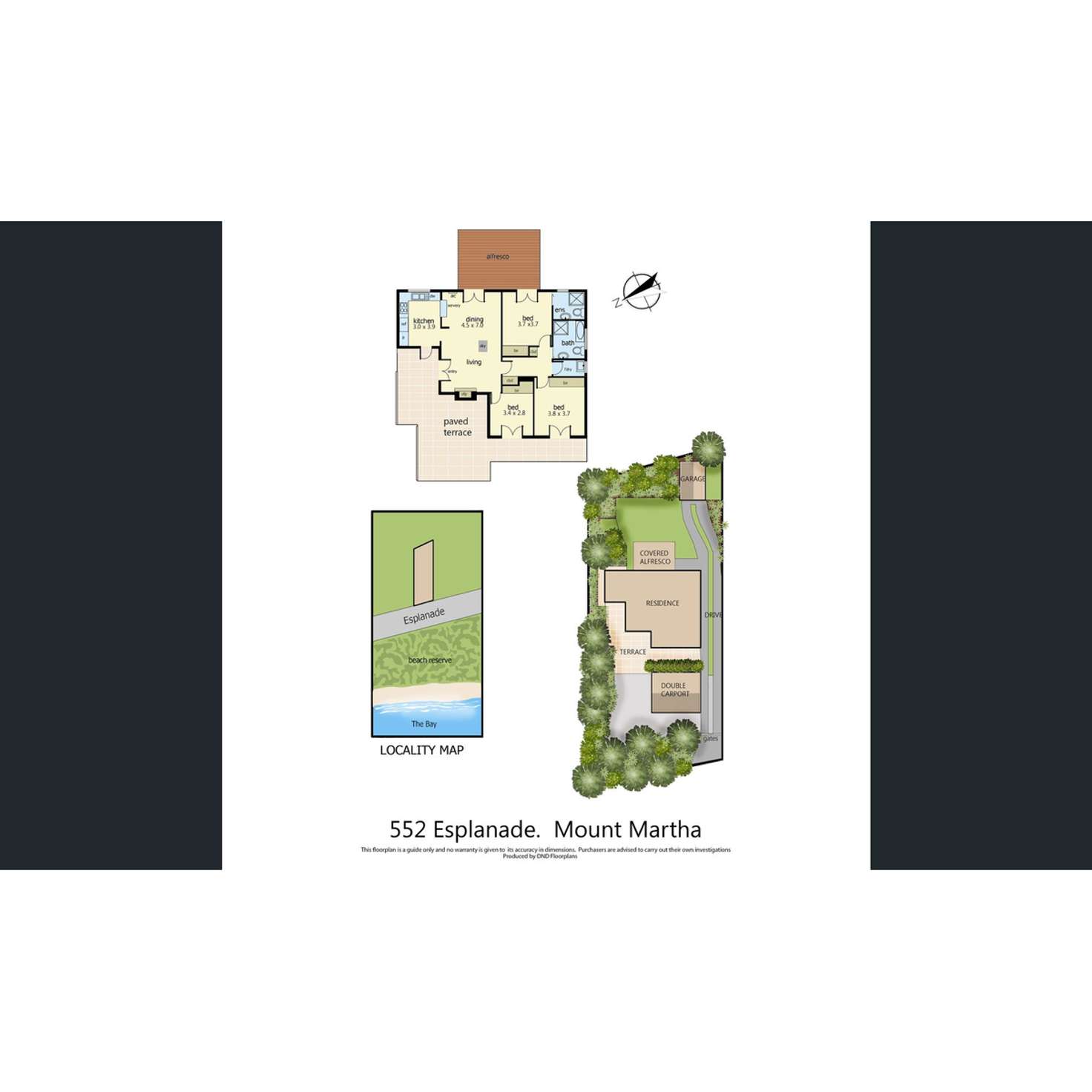 Floorplan of Homely house listing, 552 Esplanade, Mount Martha VIC 3934