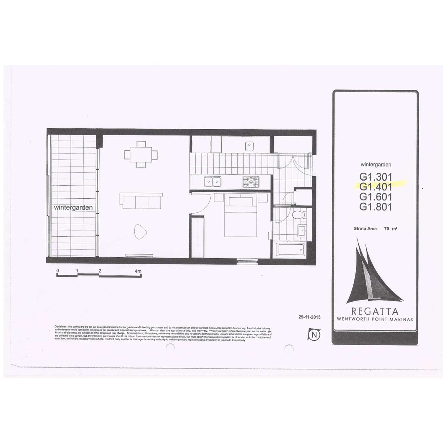 Floorplan of Homely apartment listing, G1-401/55 Hill Road, Wentworth Point NSW 2127