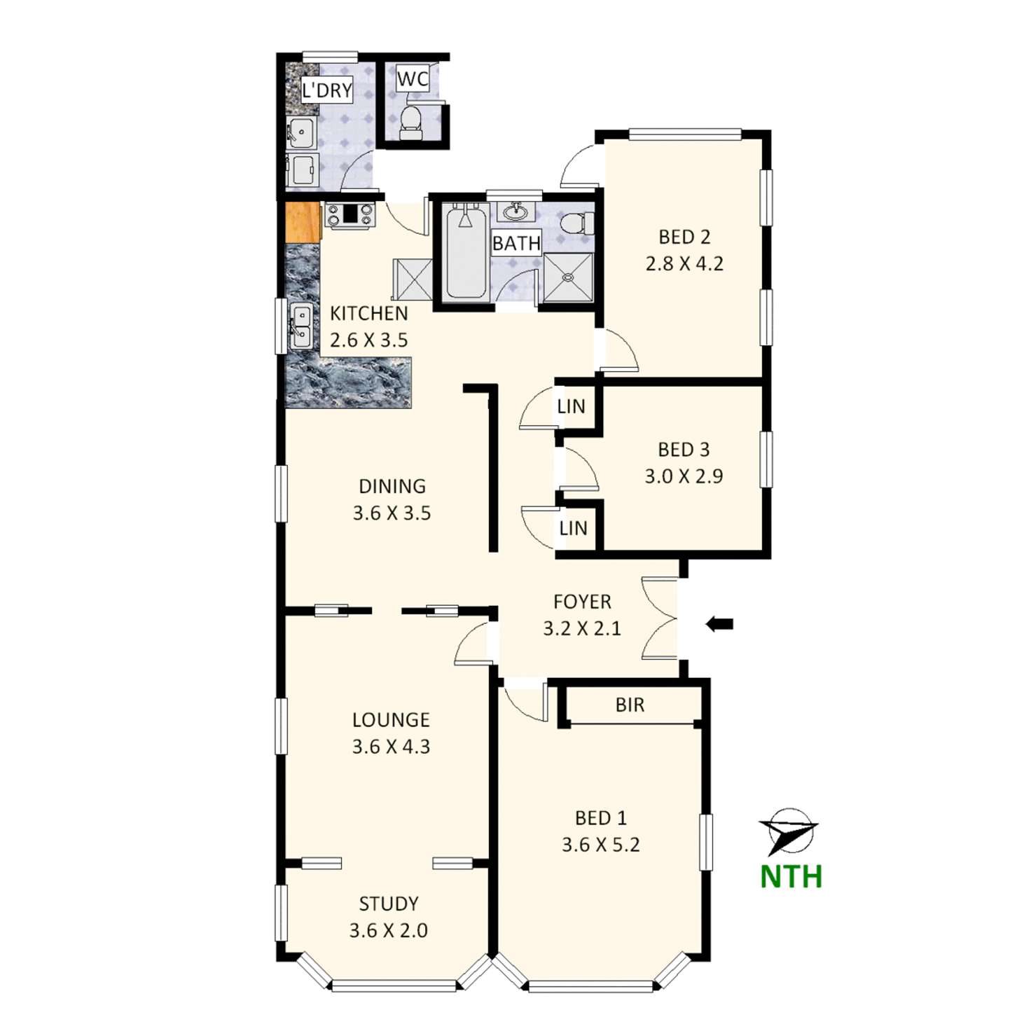 Floorplan of Homely house listing, 37 Goodlet Street, Ashbury NSW 2193