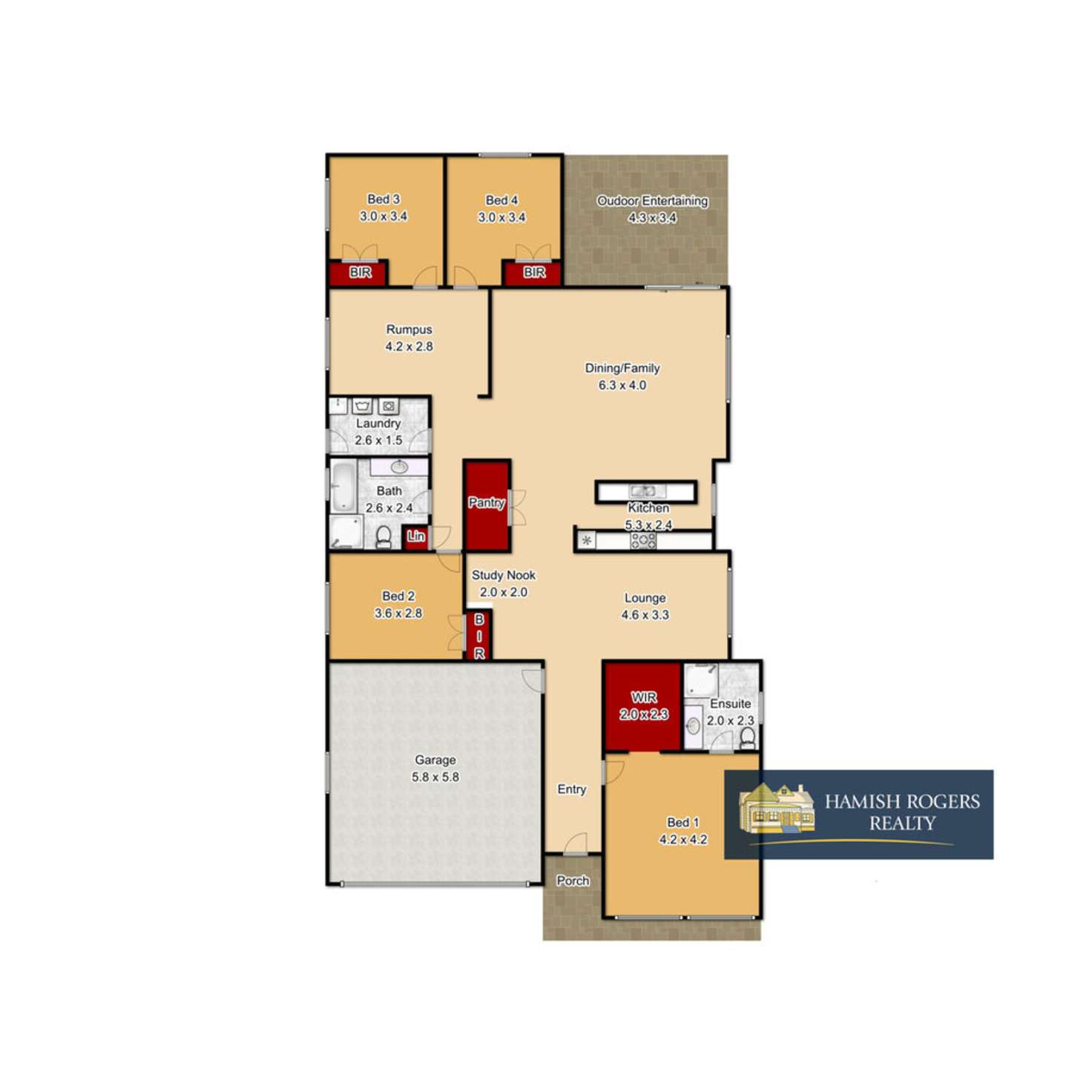 Floorplan of Homely house listing, 3 Moorhen Street, Pitt Town NSW 2756