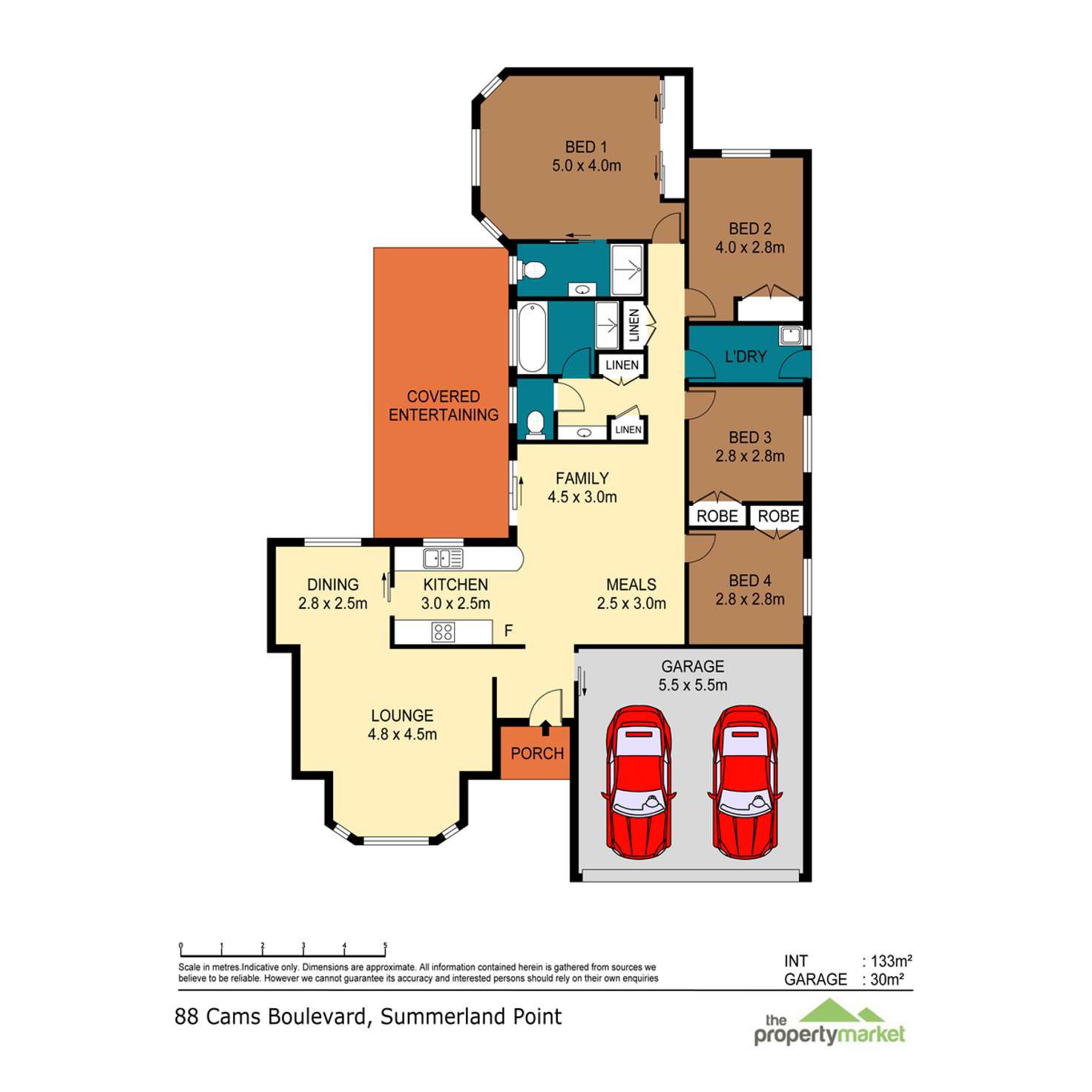 Floorplan of Homely house listing, 88 Cams Boulevard, Summerland Point NSW 2259