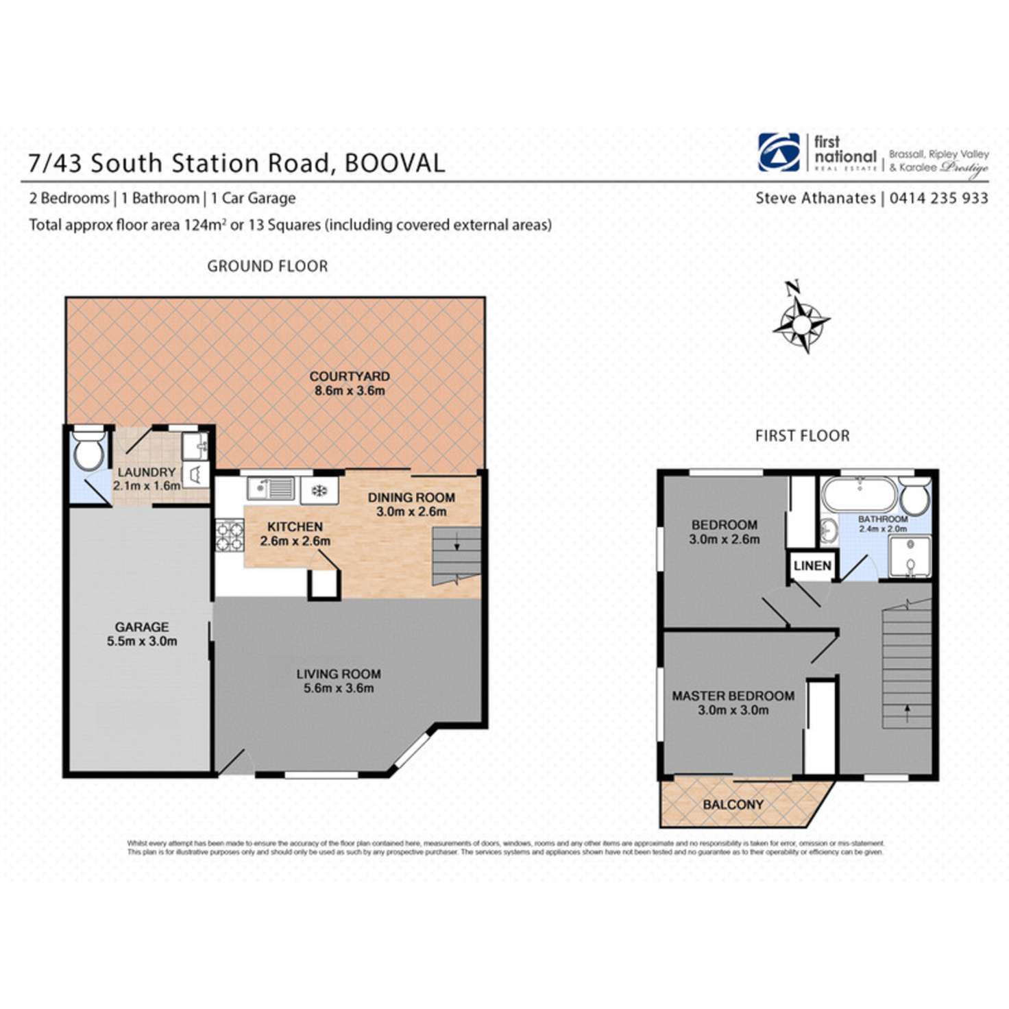 Floorplan of Homely townhouse listing, 7/43 South Station Road, Booval QLD 4304