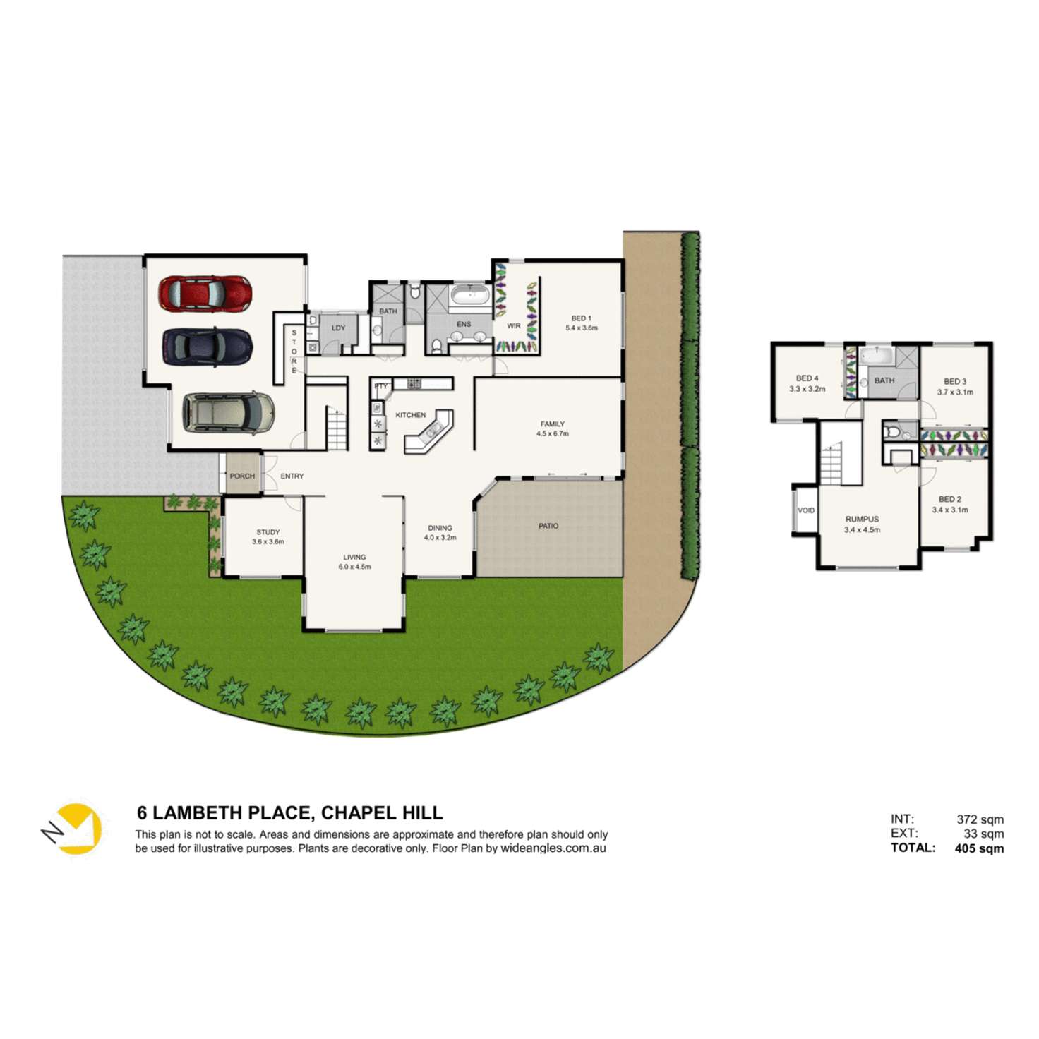 Floorplan of Homely house listing, 6 Lambeth Place, Chapel Hill QLD 4069