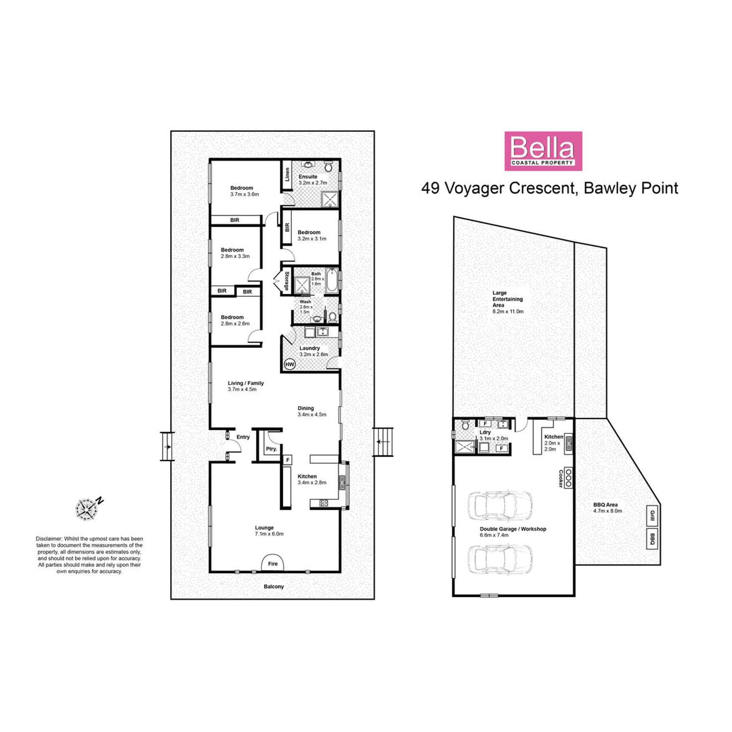 Floorplan of Homely house listing, 49 Voyager Crescent, Bawley Point NSW 2539