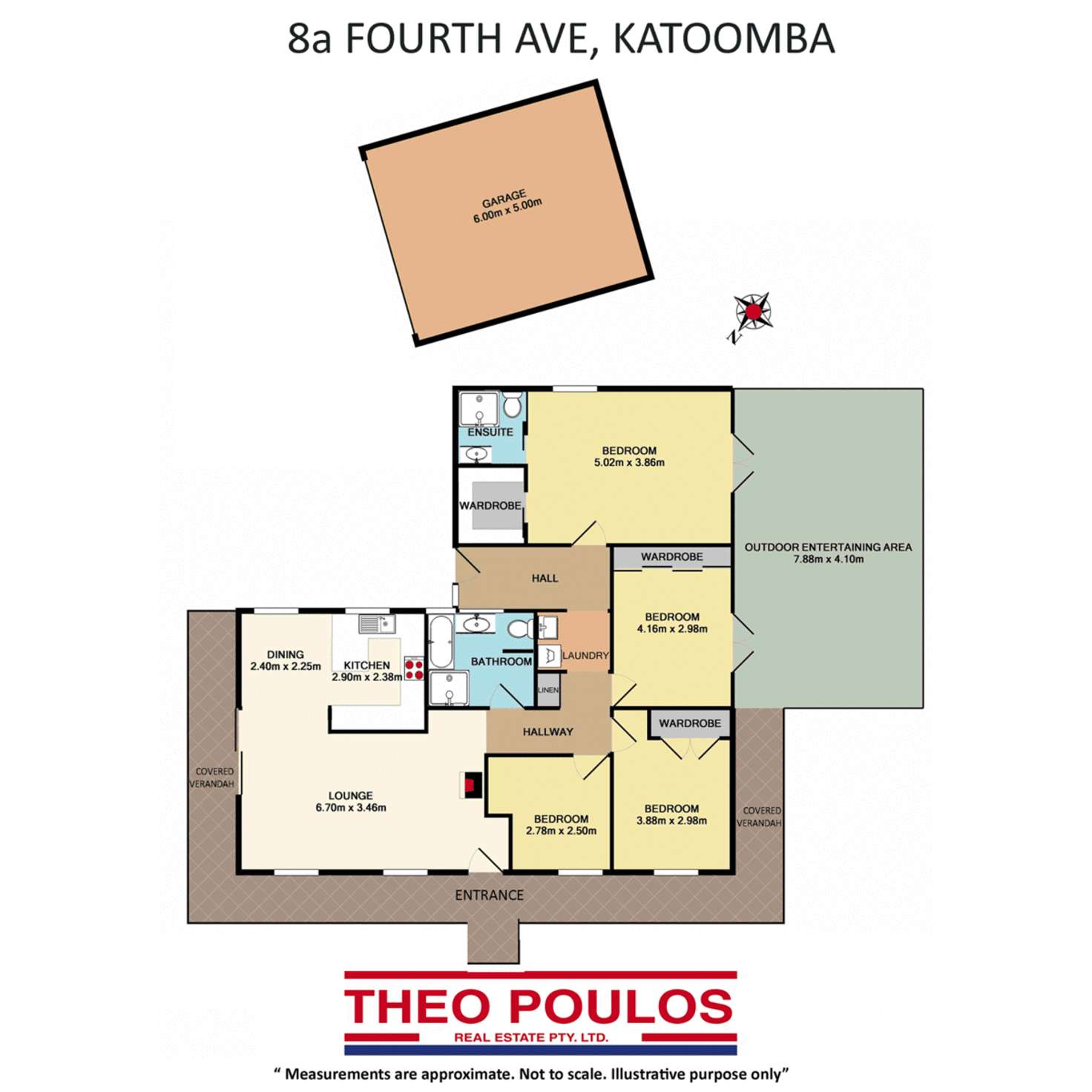 Floorplan of Homely house listing, 8A Fourth Avenue, Katoomba NSW 2780