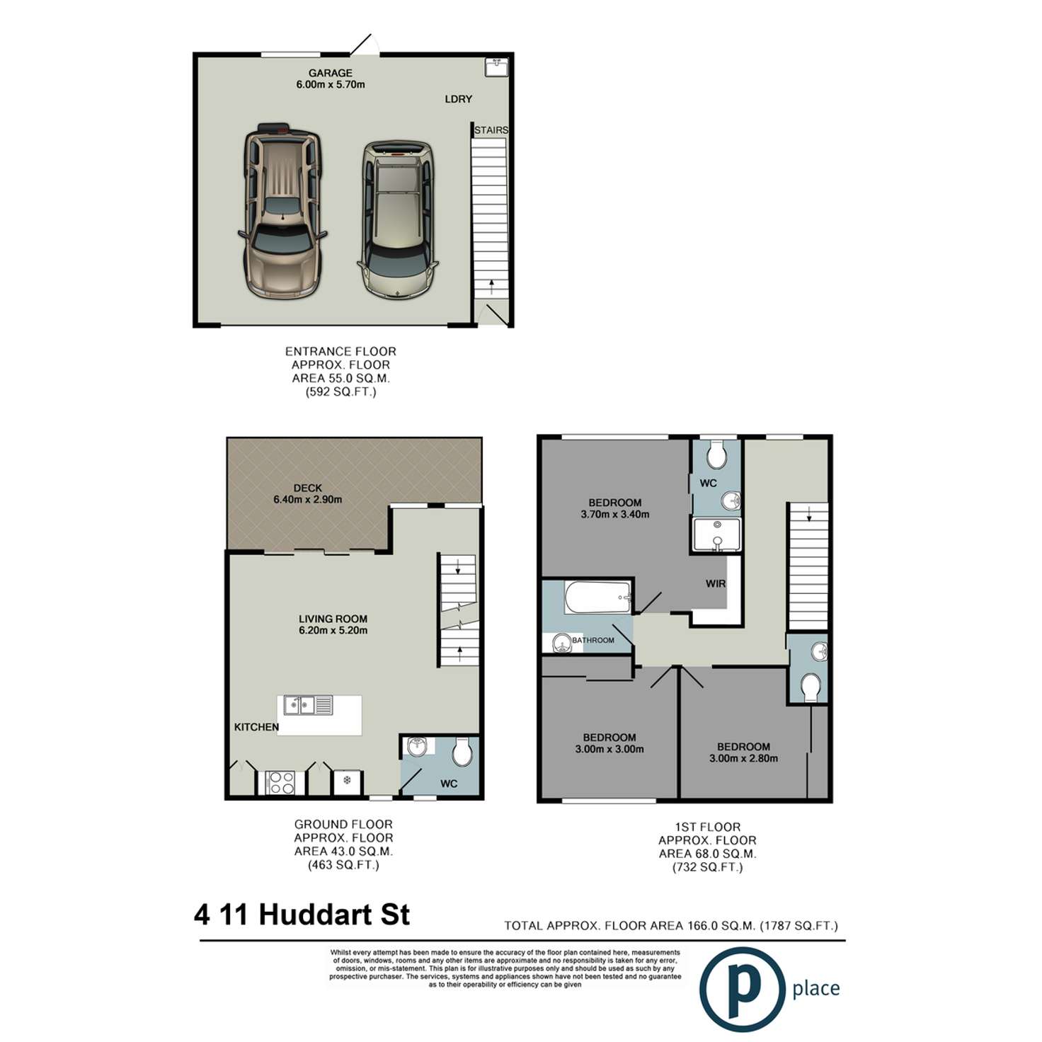 Floorplan of Homely townhouse listing, 4/11 Huddart Street, Alderley QLD 4051