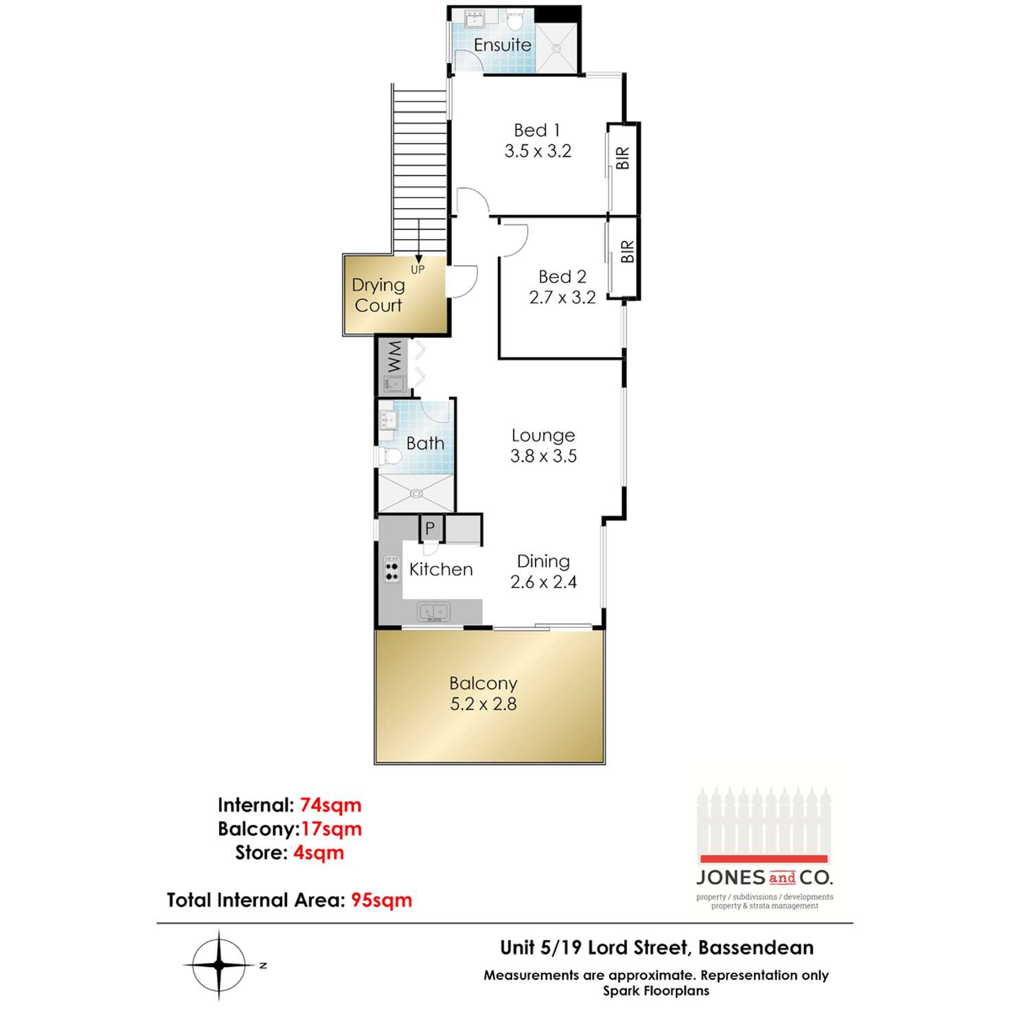 Floorplan of Homely apartment listing, 5/19 Lord Street, Bassendean WA 6054