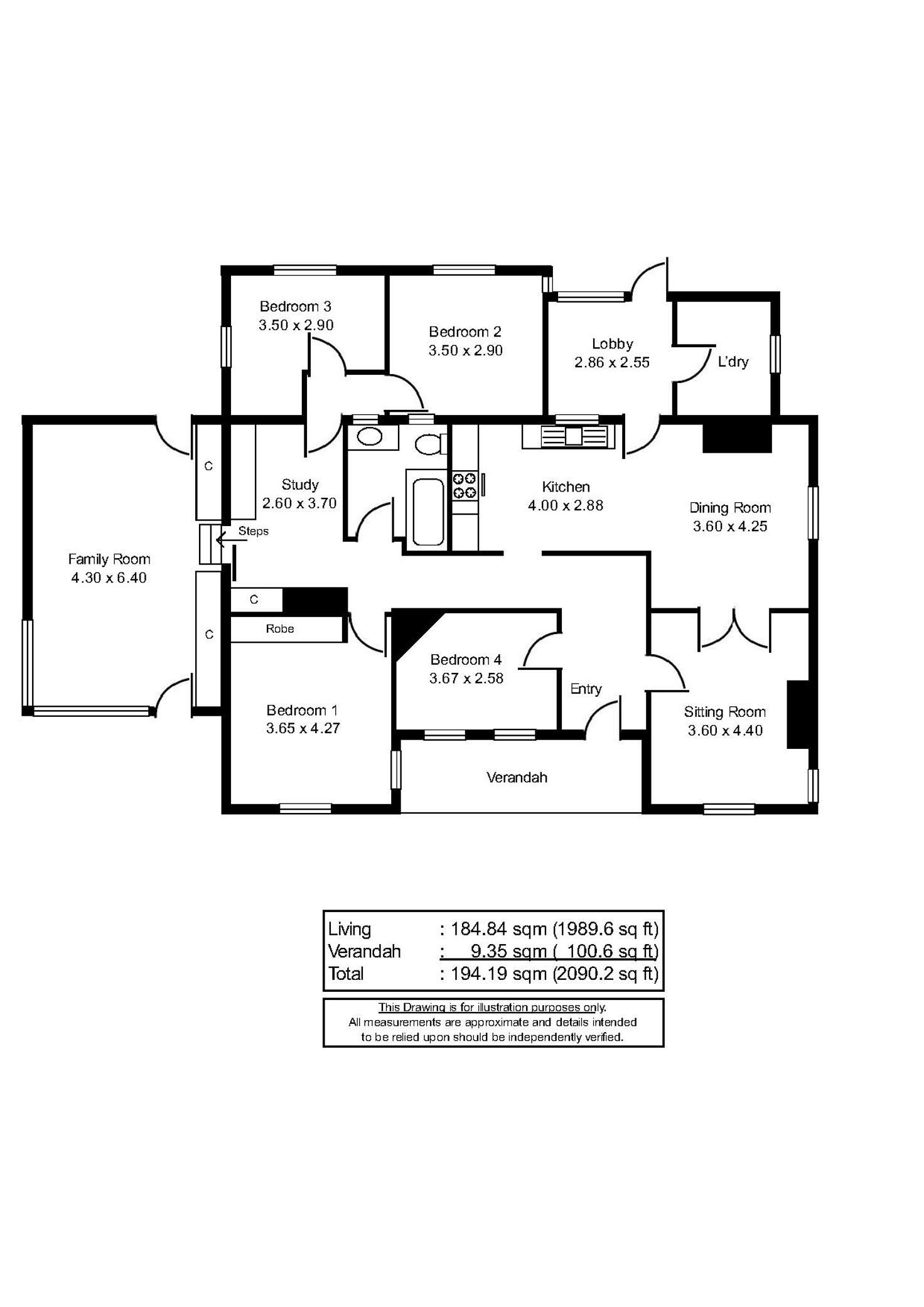Floorplan of Homely house listing, 25 King Street, Clare SA 5453