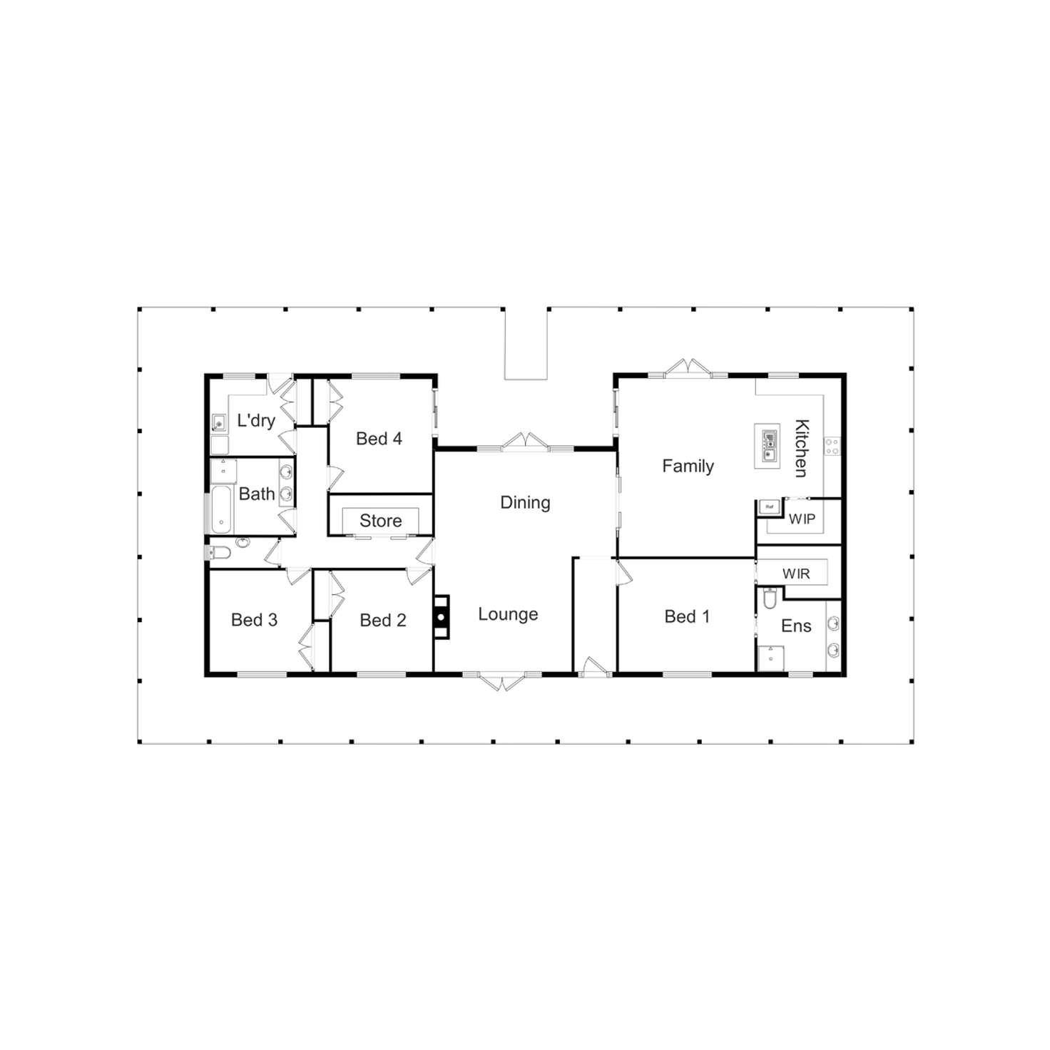 Floorplan of Homely acreageSemiRural listing, 29 Monkey Gully Road, Mansfield VIC 3722