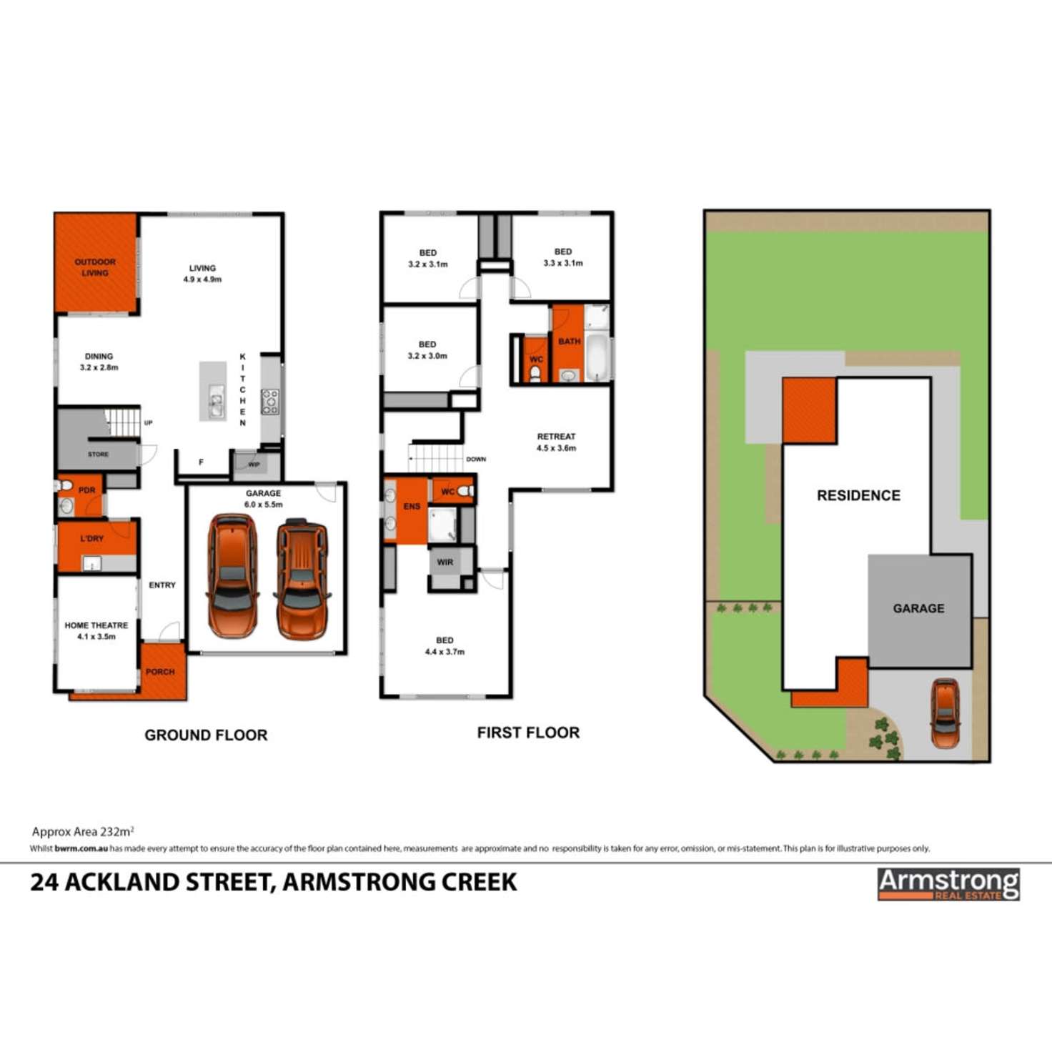 Floorplan of Homely house listing, 24 Ackland Street, Armstrong Creek VIC 3217