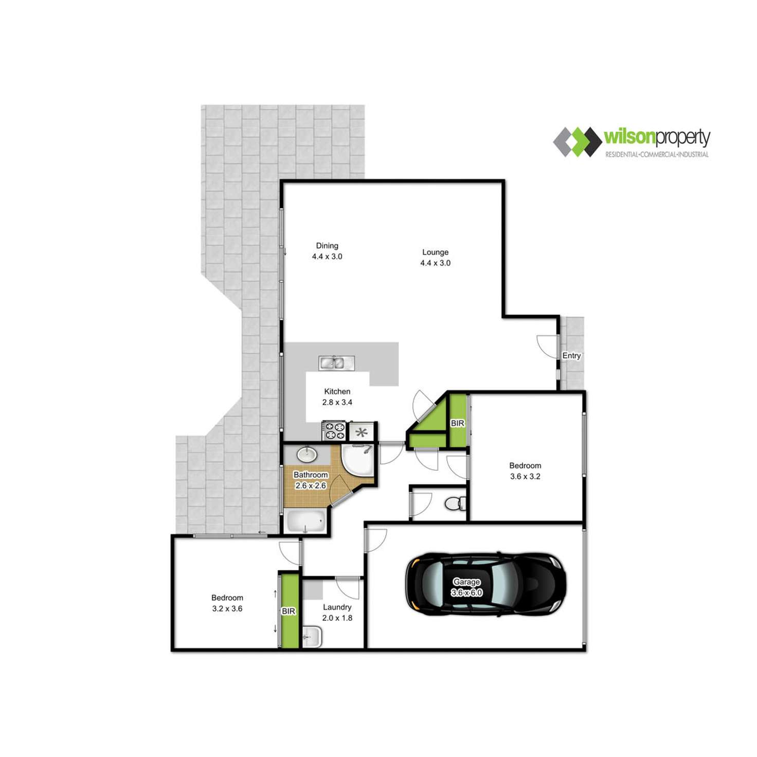 Floorplan of Homely unit listing, 2/18 Elizabeth Street, Traralgon VIC 3844